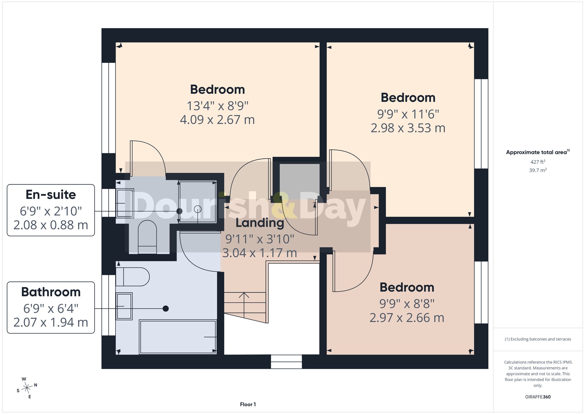 3 bed detached house for sale in Martin Drive, Burley Fields, Stafford, ST16 - Property floorplan