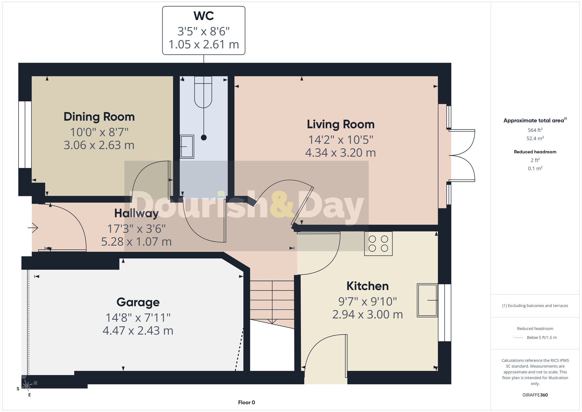 3 bed detached house for sale in Martin Drive, Burley Fields, Stafford, ST16 - Property floorplan