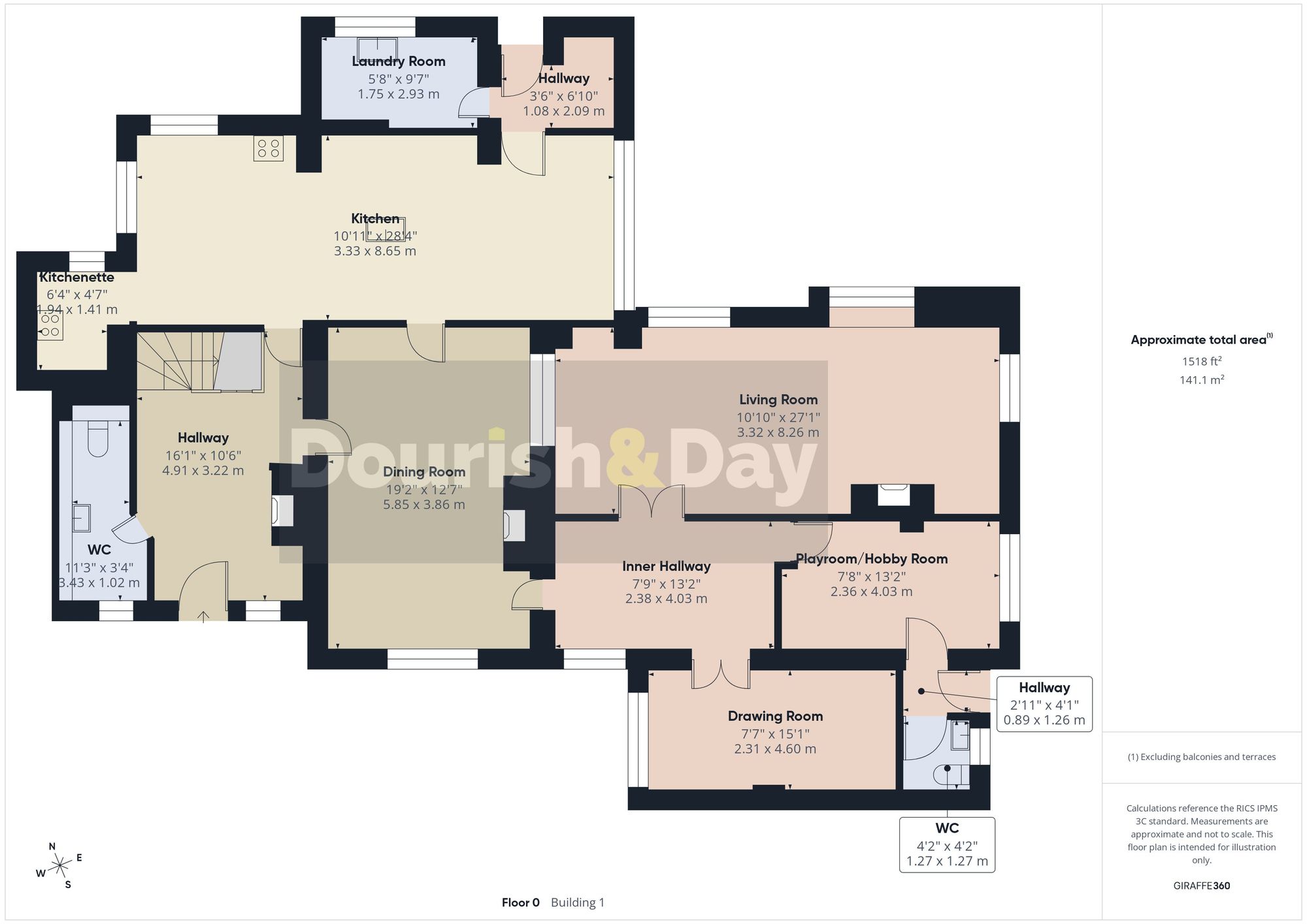 5 bed detached house for sale in Quarry Heath, Penkridge, ST19 - Property floorplan