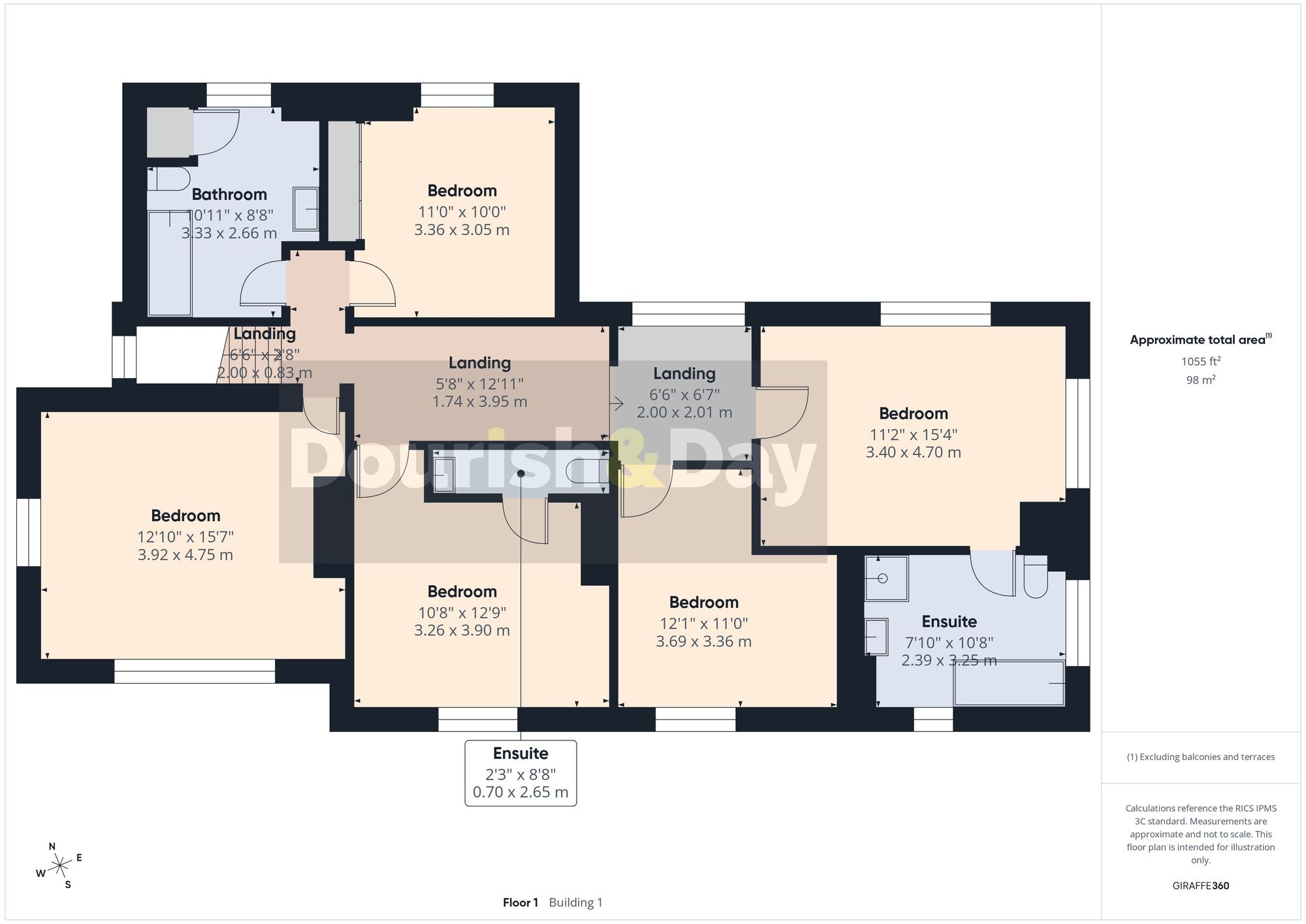 5 bed detached house for sale in Quarry Heath, Penkridge, ST19 - Property floorplan