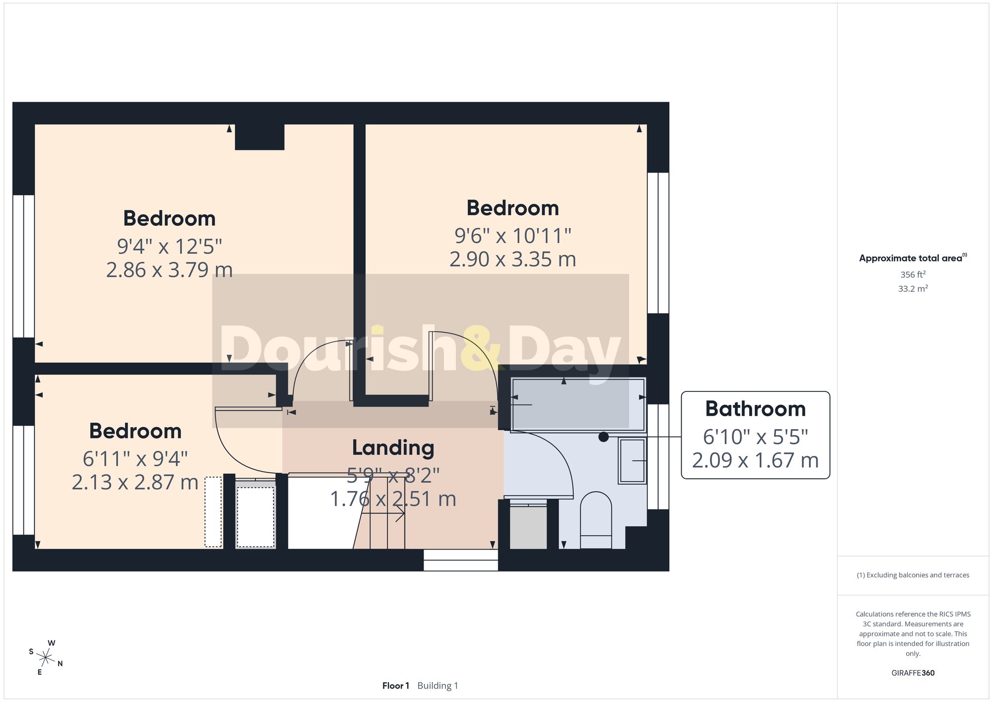 3 bed semi-detached house for sale in Fernwood, Stafford, ST16 - Property floorplan