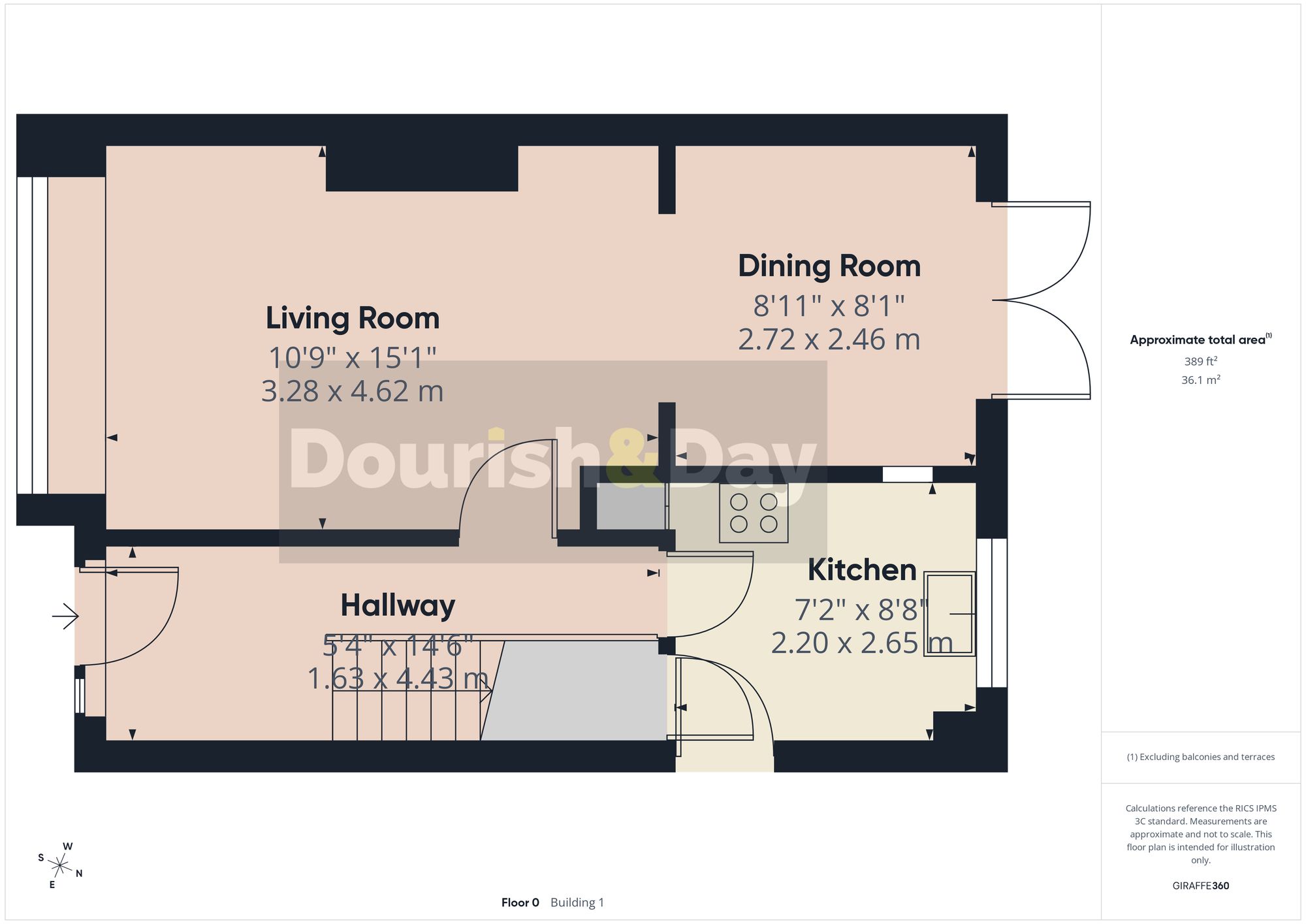 3 bed semi-detached house to rent in Fernwood, Stafford, ST16 - Property floorplan