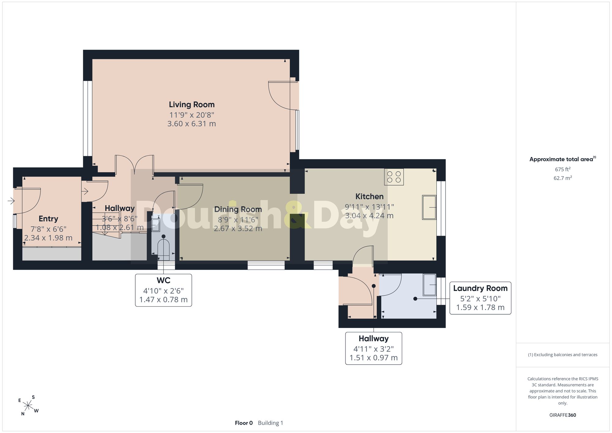 3 bed detached house for sale in Harcourt Way, Stafford, ST16 - Property floorplan