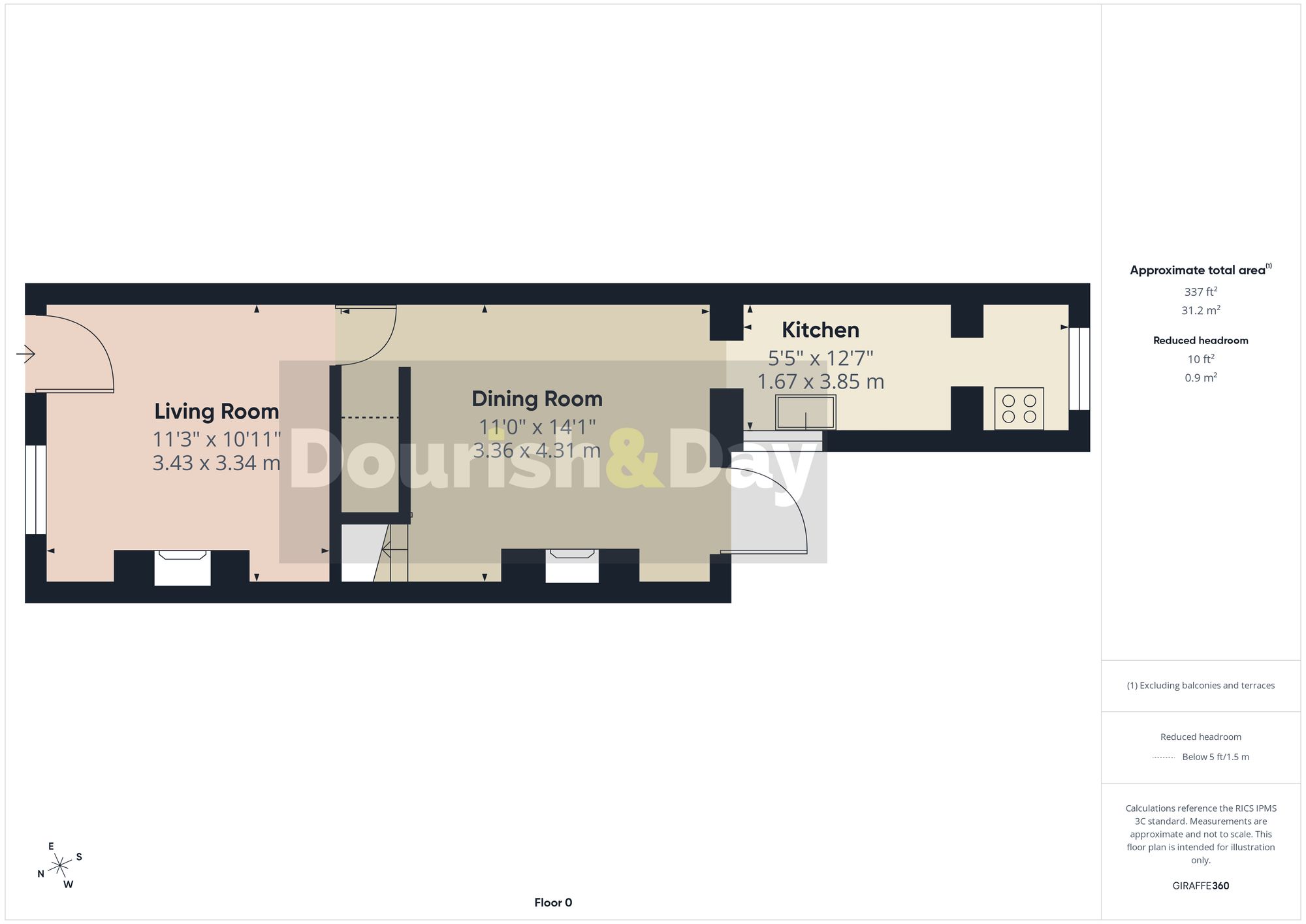 2 bed mid-terraced house for sale in Albert Terrace, Stafford, ST16 - Property floorplan