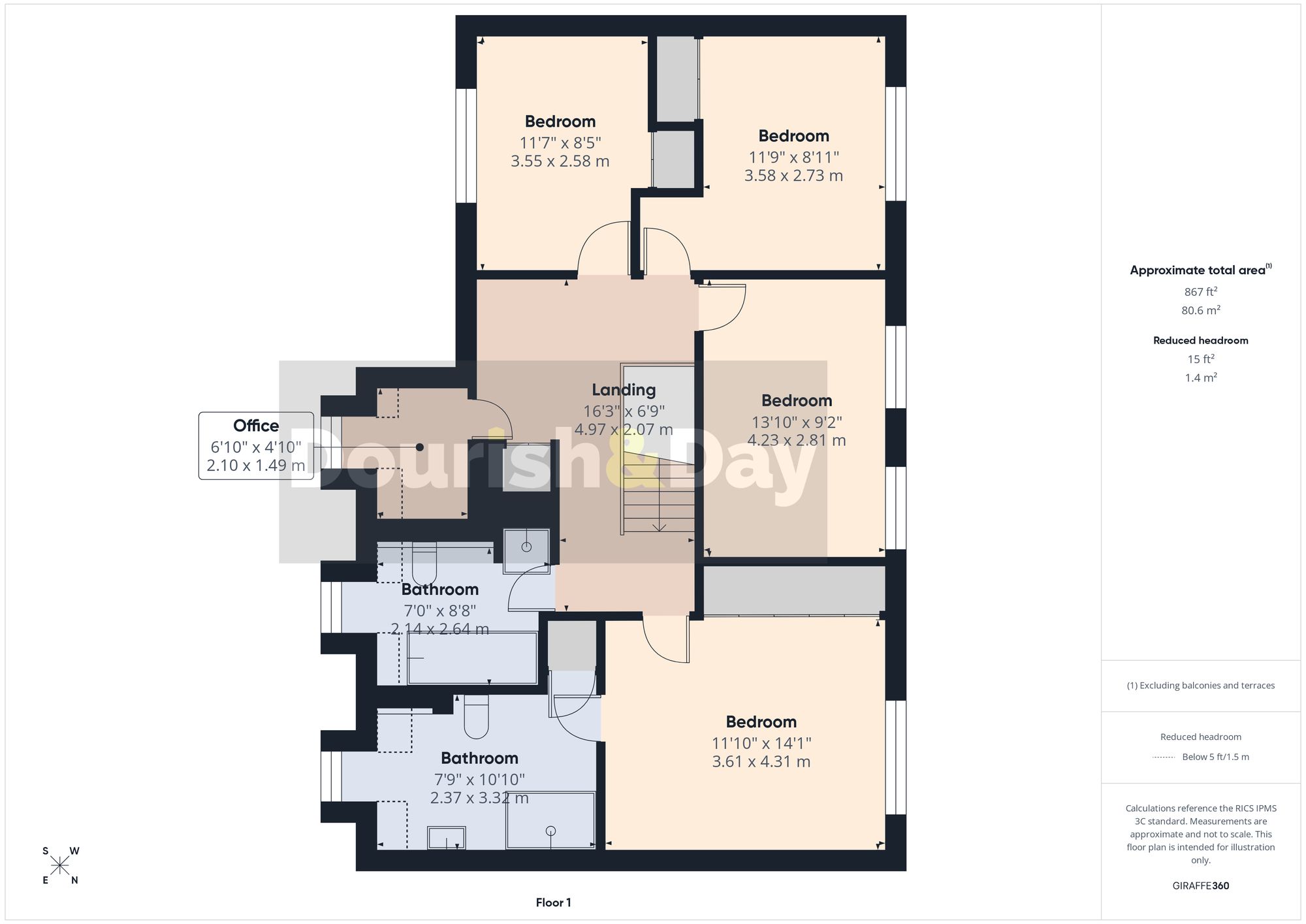 4 bed detached house for sale in Meadowbank Avenue, Weston, ST18 - Property floorplan