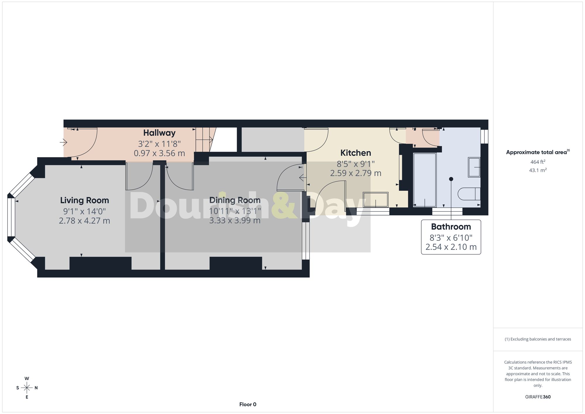3 bed mid-terraced house for sale in Cooperative Street, Stafford, ST16 - Property floorplan