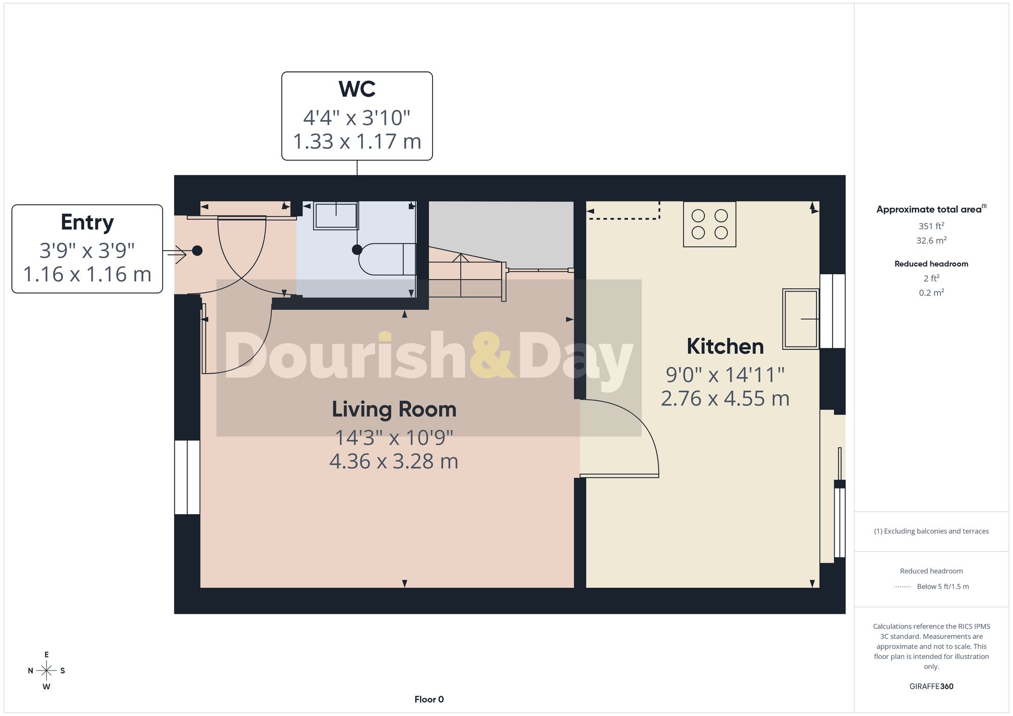 3 bed terraced house for sale in Darwin Court, Whitchurch, SY13 - Property floorplan
