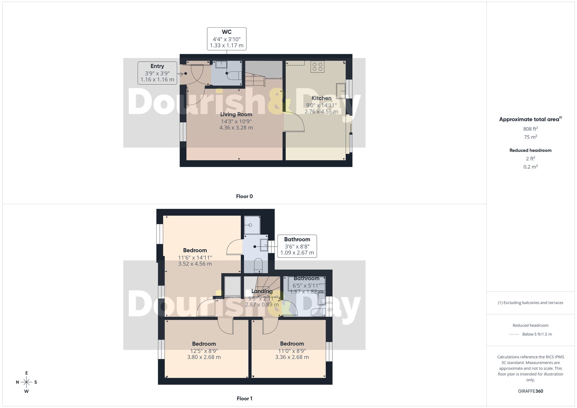 3 bed terraced house for sale in Darwin Court, Whitchurch, SY13 - Property floorplan