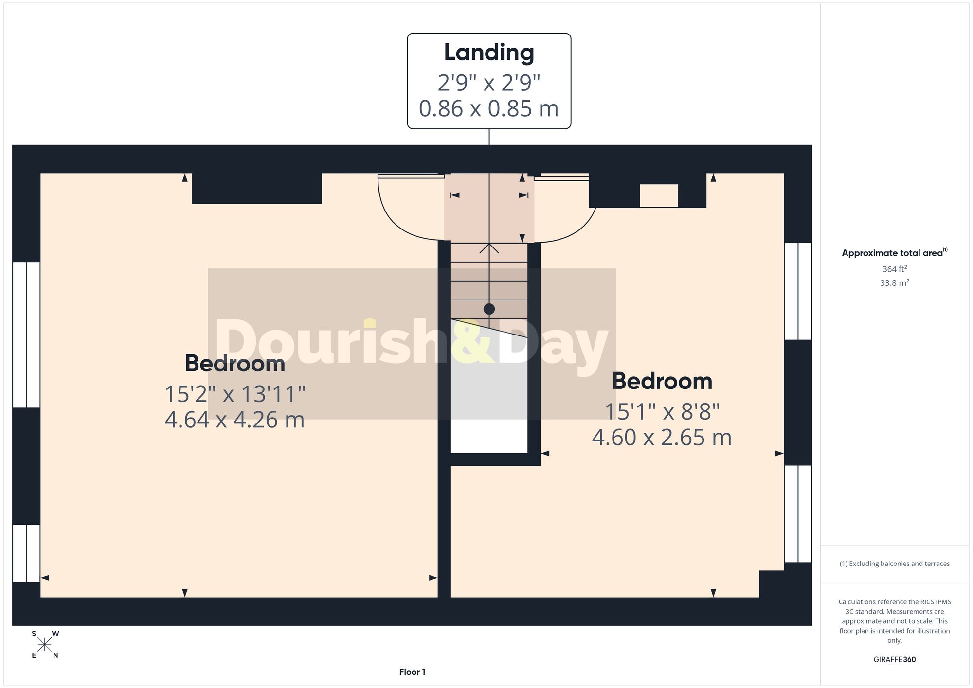 2 bed terraced house for sale in Cambridge Street, Stafford, ST16 - Property floorplan