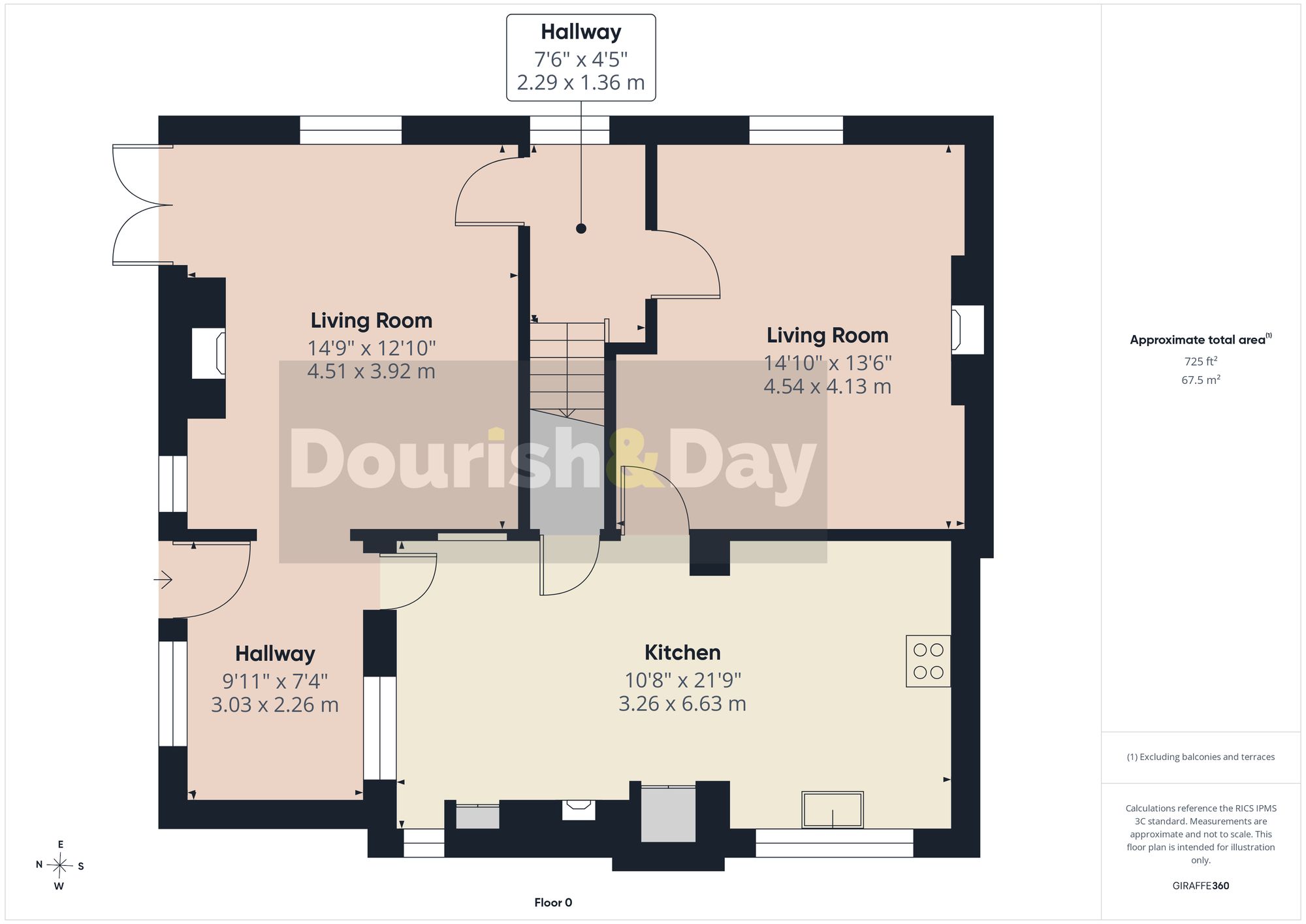 3 bed semi-detached house for sale in Barn Bank Lane, Hyde Lea, Stafford, ST18 - Property floorplan