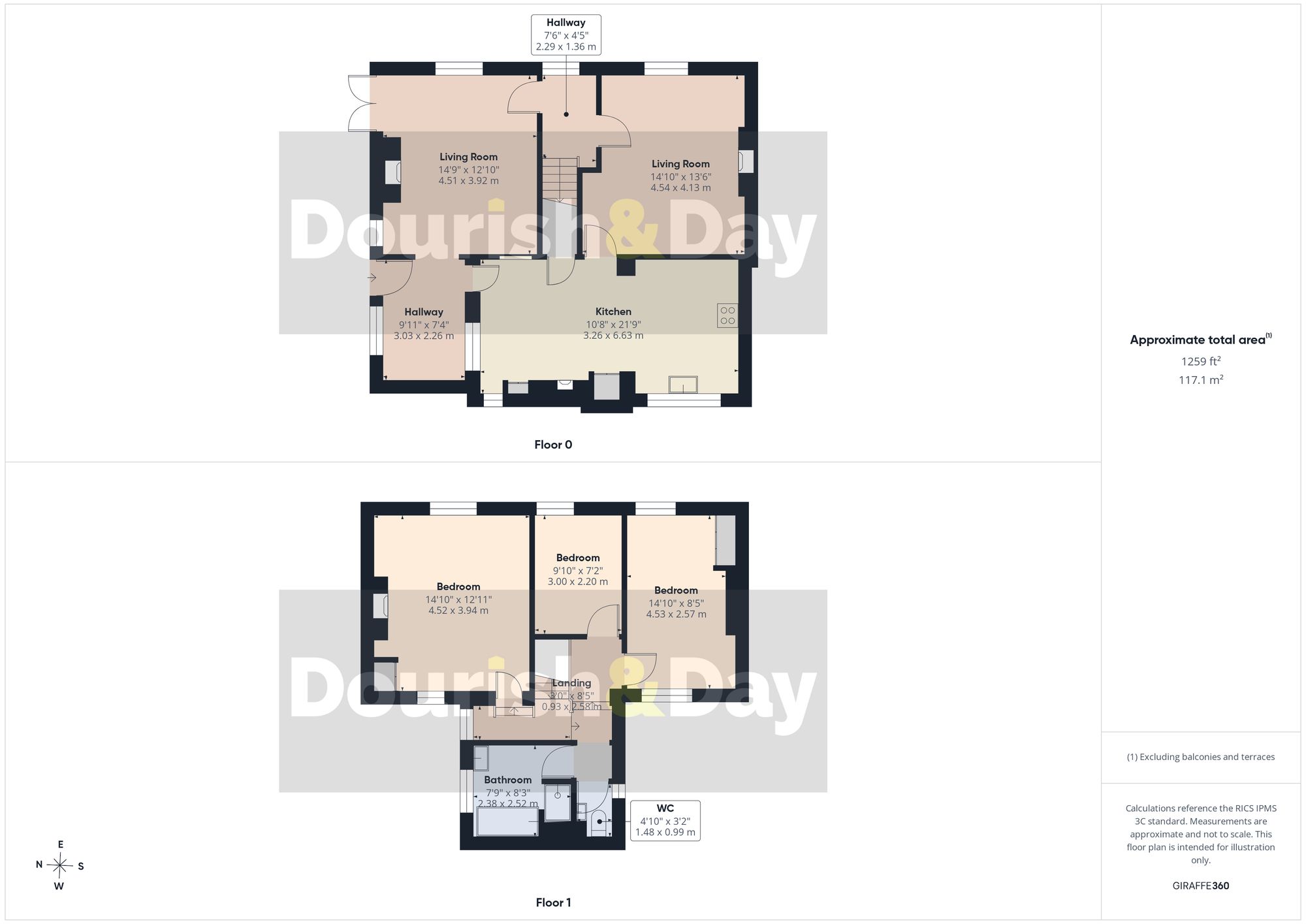 3 bed semi-detached house for sale in Barn Bank Lane, Hyde Lea, Stafford, ST18 - Property floorplan