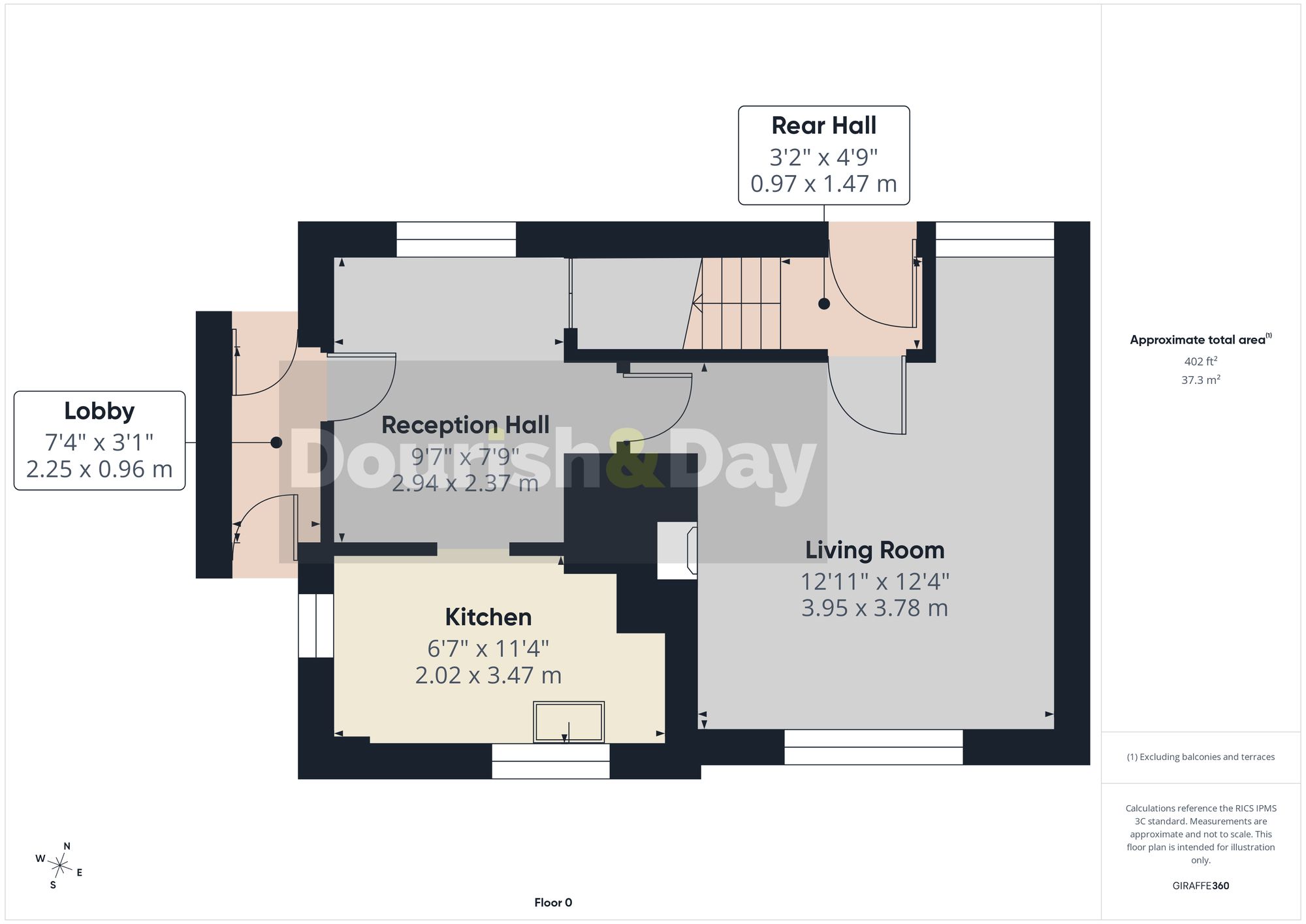 3 bed semi-detached house for sale in Stone Road, Eccleshall, ST21 - Property floorplan