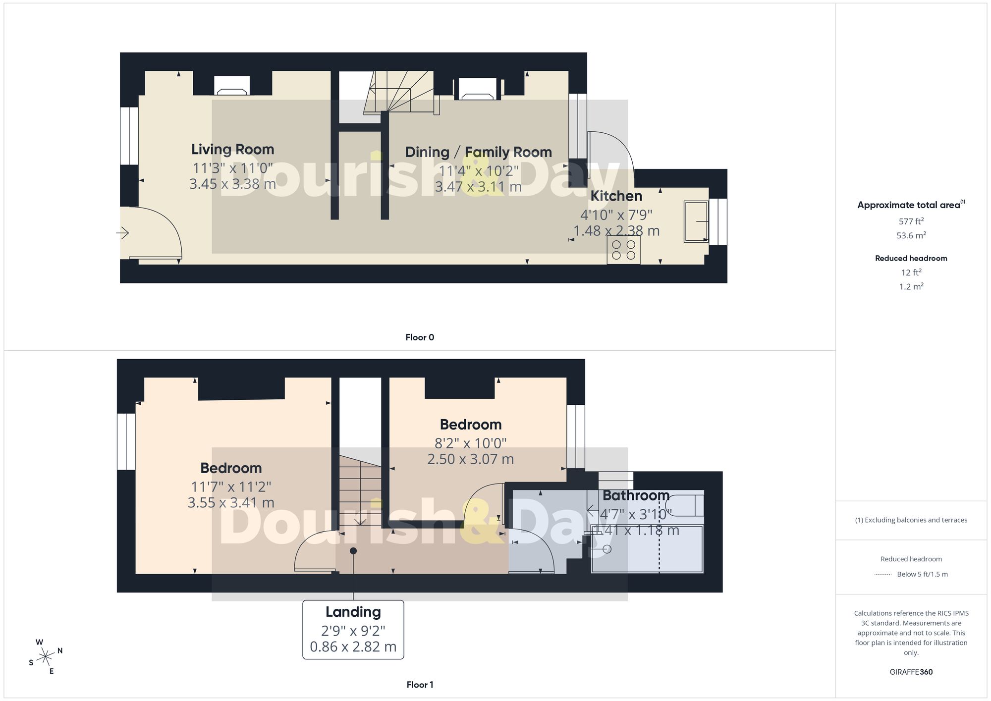 2 bed terraced house for sale in Victoria Terrace, Stafford, ST16 - Property floorplan