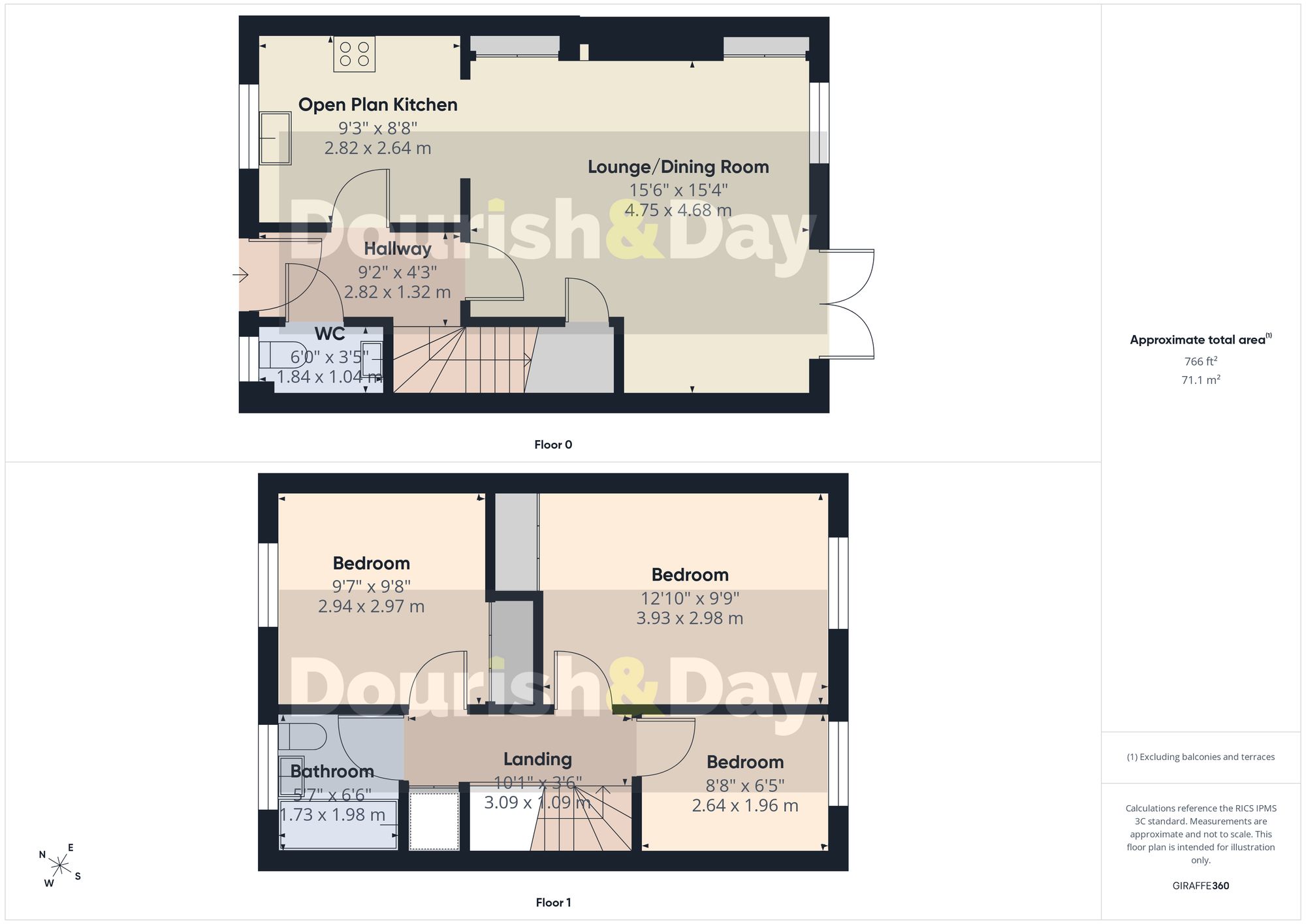 3 bed semi-detached house for sale in Ash Grove, Wem, SY4 - Property floorplan