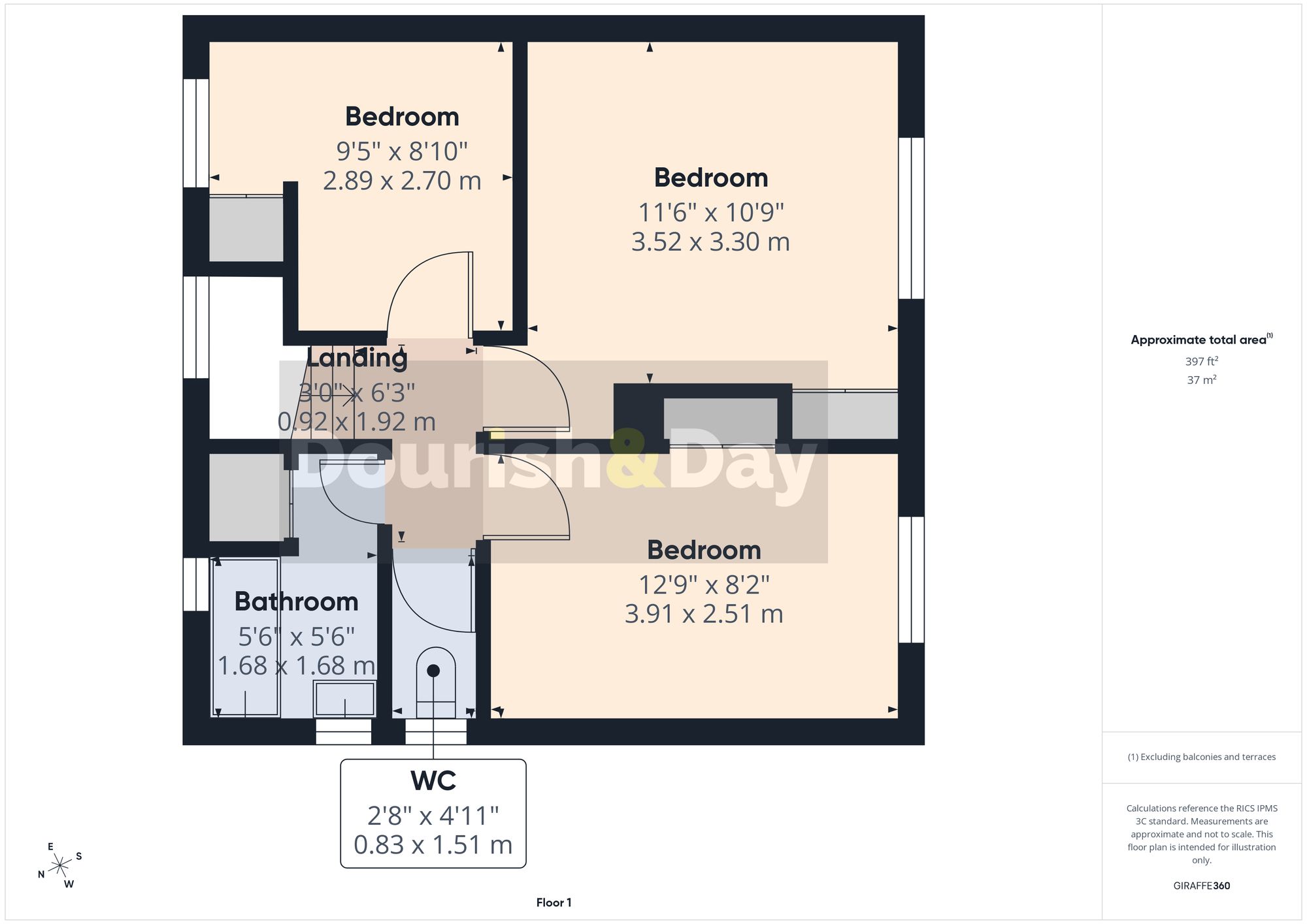 3 bed semi-detached house for sale in Stokesay Road, Buntingsdale, TF9 - Property floorplan