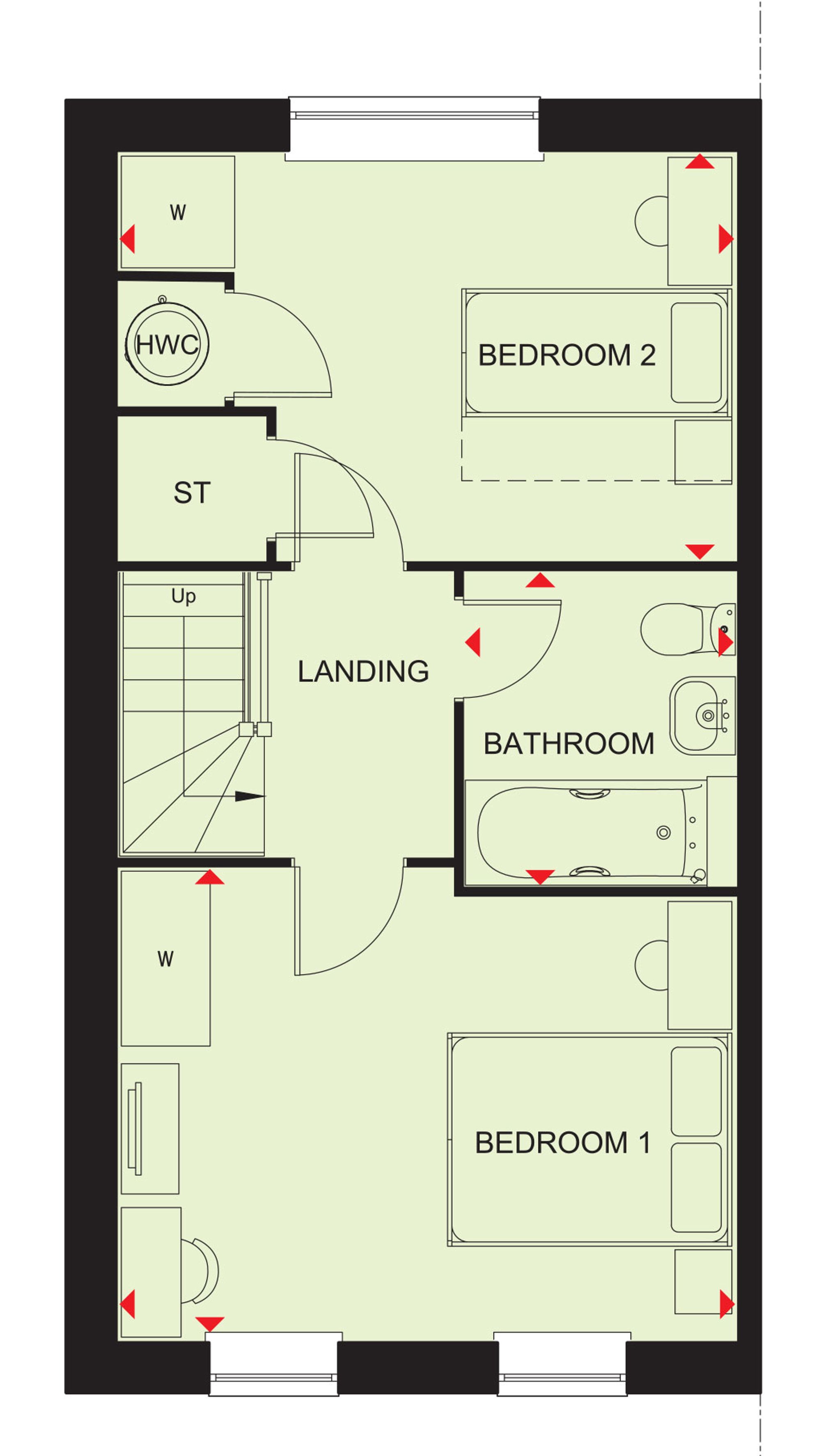2 bed end of terrace house for sale in Talbot Place, Tilstock Road, SY13 - Property floorplan