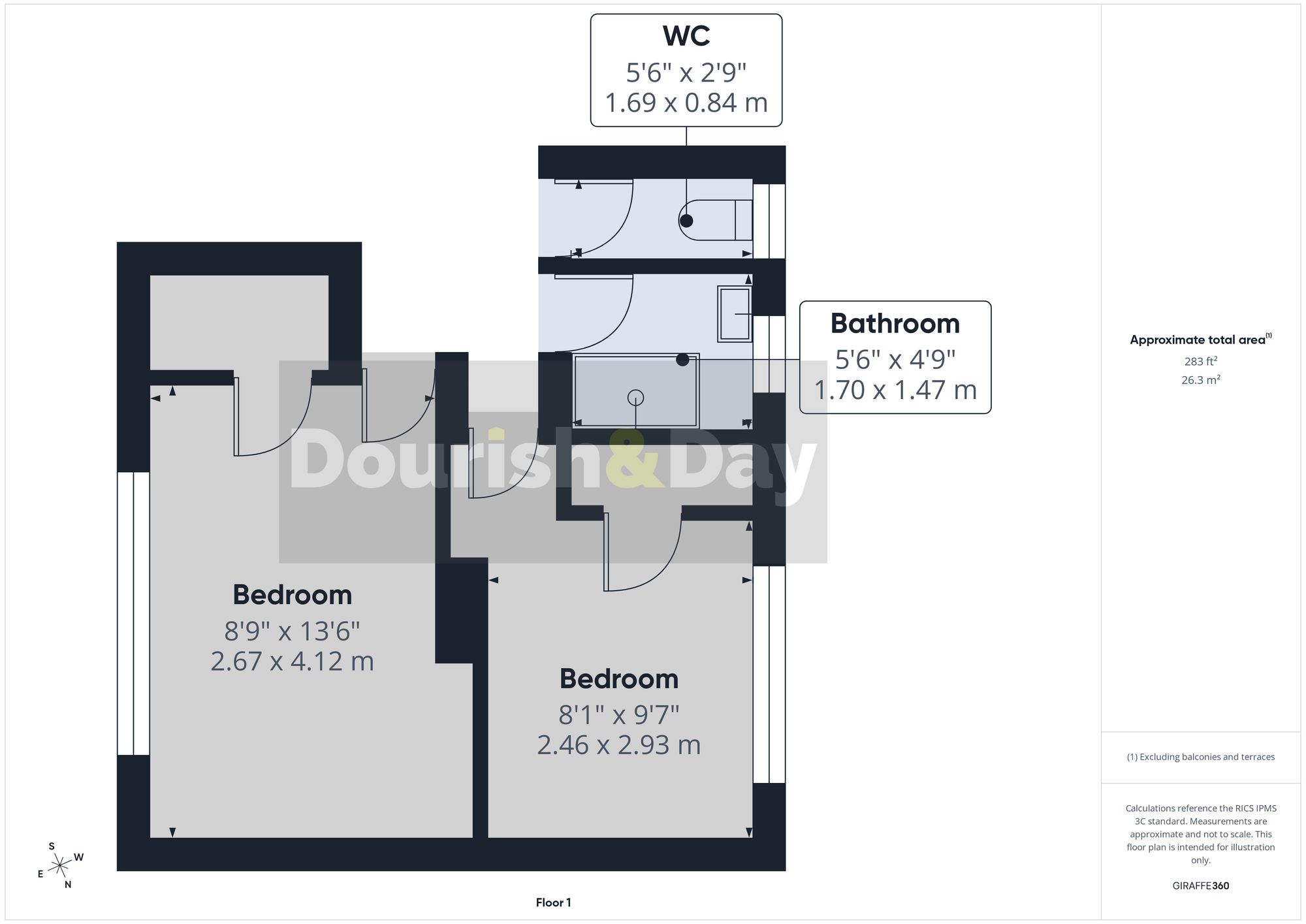 2 bed end of terrace house to rent in Hesketh Road, Stafford, ST17 - Property floorplan