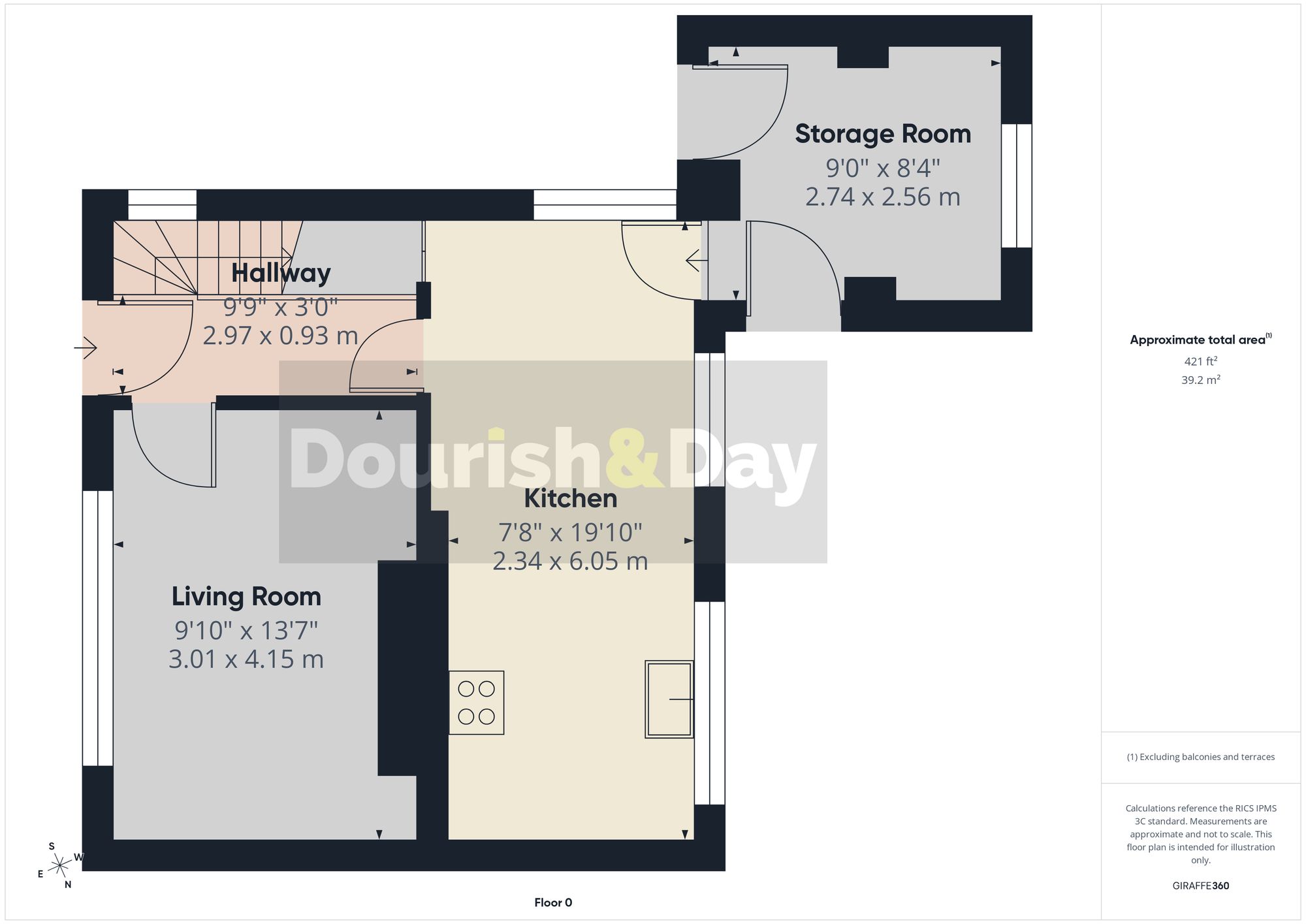 2 bed end of terrace house to rent in Hesketh Road, Stafford, ST17 - Property floorplan