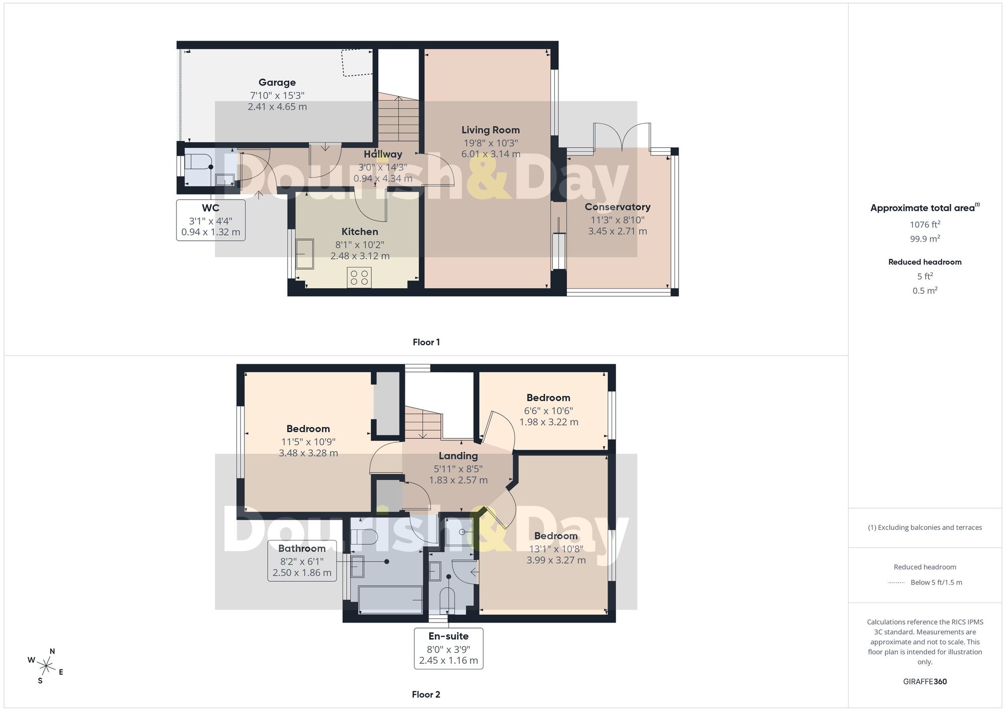 3 bed detached house for sale in Romesco Way, Stafford, ST17 - Property floorplan