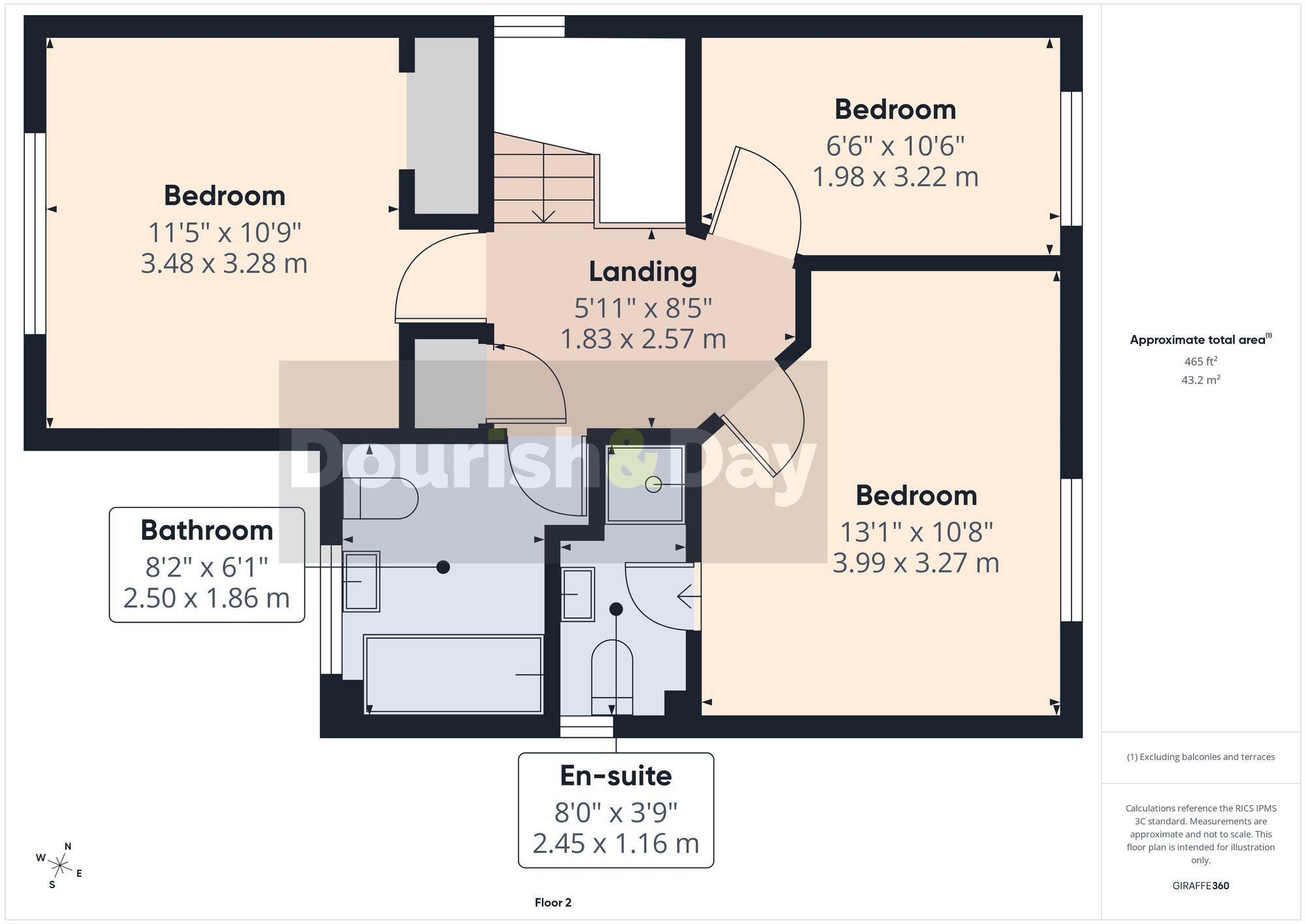 3 bed detached house for sale in Romesco Way, Stafford, ST17 - Property floorplan