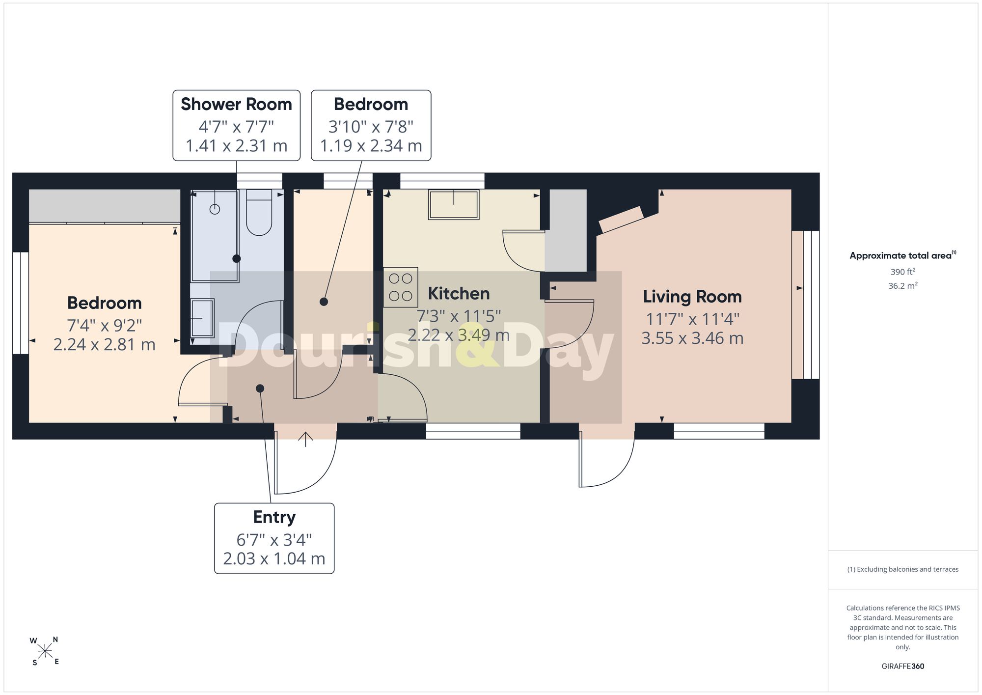 2 bed for sale in Sunnybank, Lapley, ST19 - Property floorplan