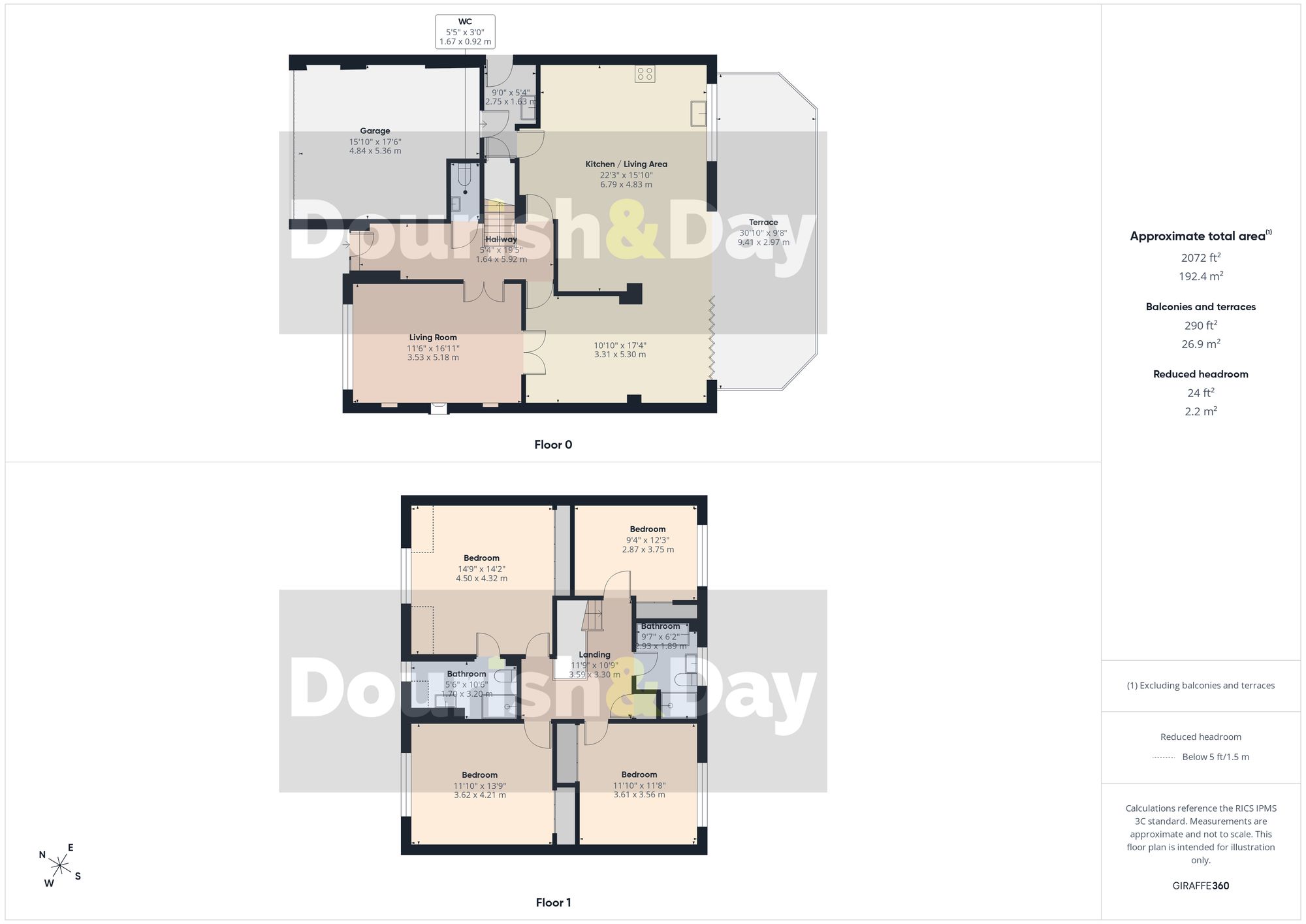 4 bed detached house for sale in Holyrood Close, Stafford, ST18 - Property floorplan