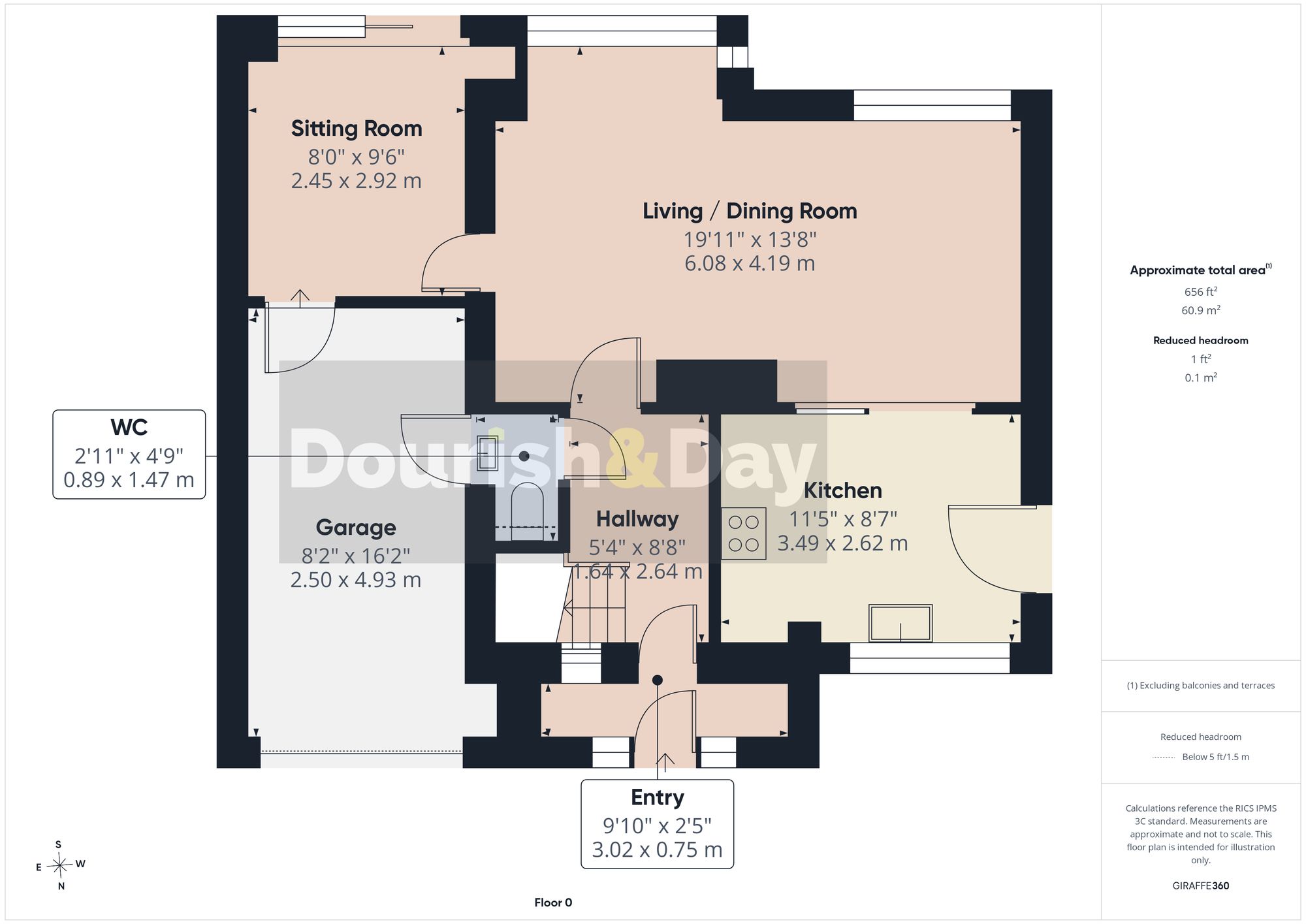 3 bed detached house for sale in Sandringham Road, Stafford, ST17 - Property floorplan