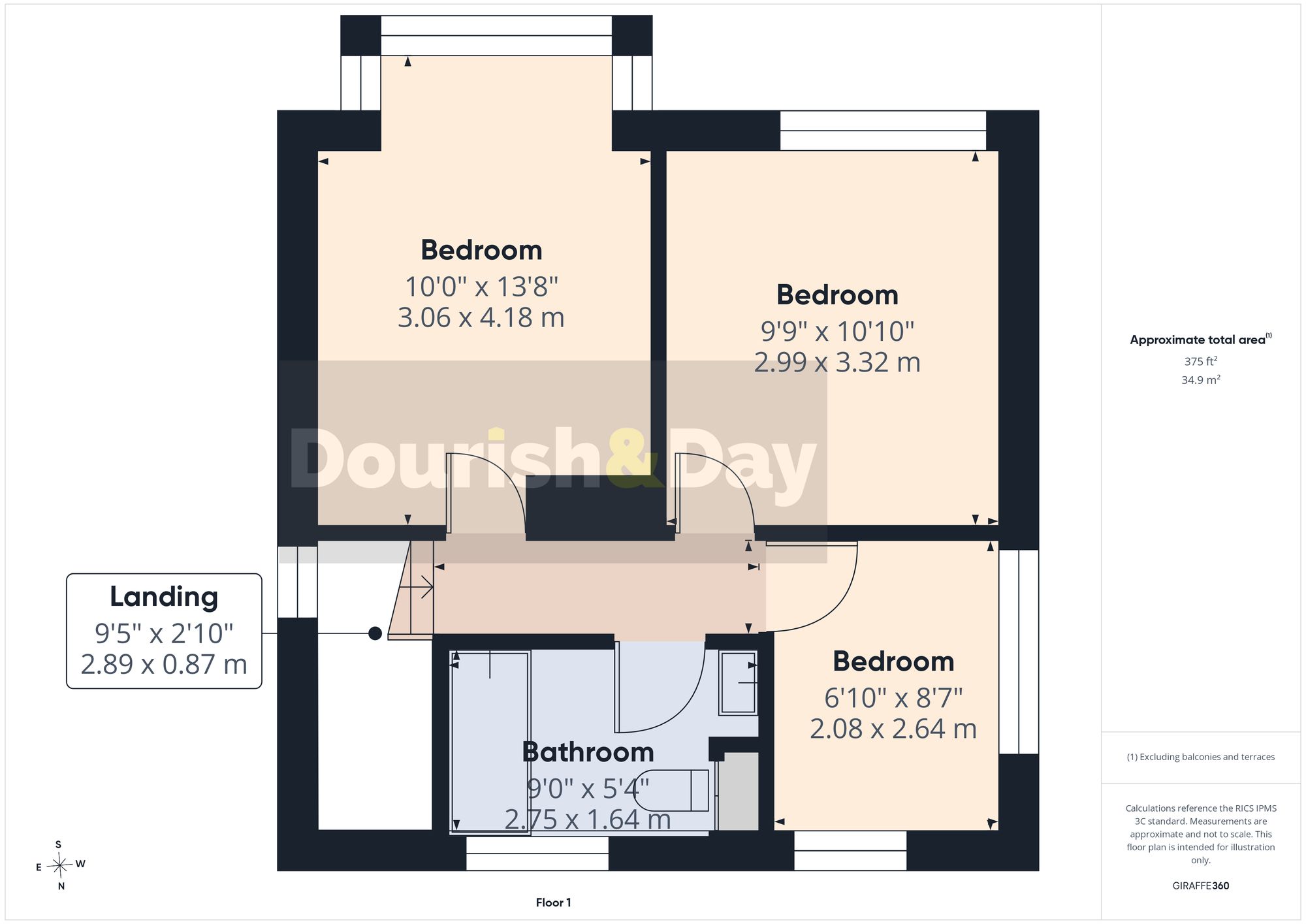 3 bed detached house for sale in Sandringham Road, Stafford, ST17 - Property floorplan