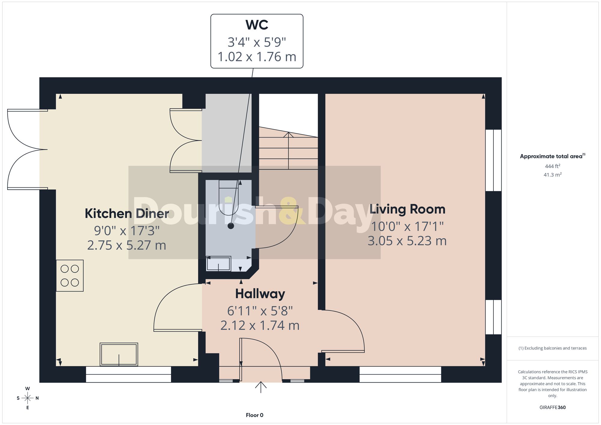 3 bed detached house for sale in Allium Road, Stafford, ST17 - Property floorplan