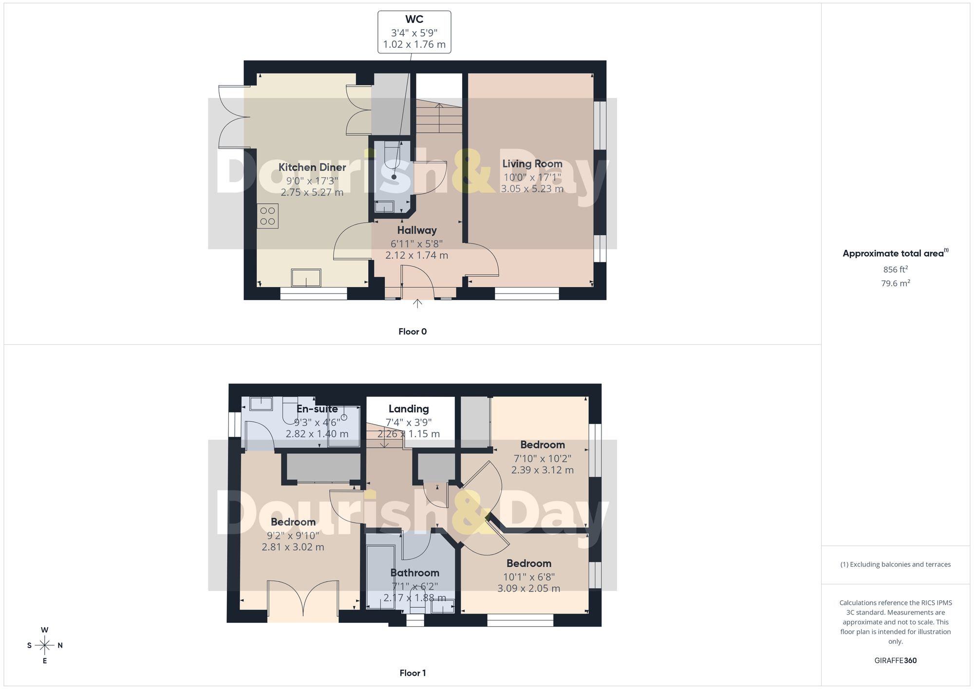 3 bed detached house for sale in Allium Road, Stafford, ST17 - Property floorplan