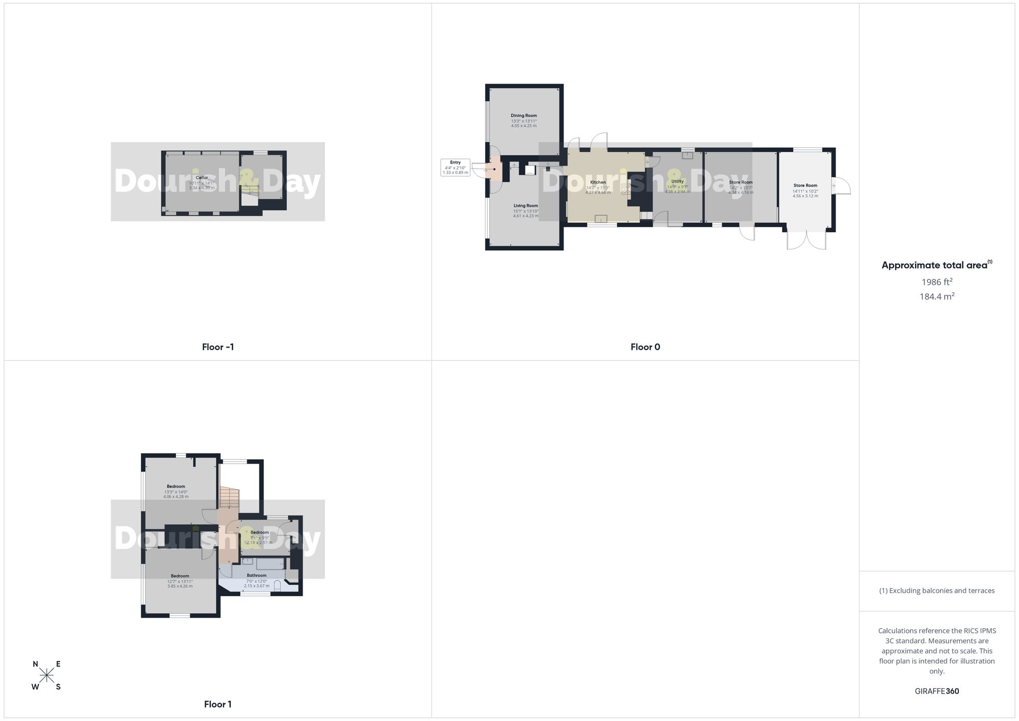 3 bed detached house for sale in Teddesley Road, Penkridge, ST19 - Property floorplan