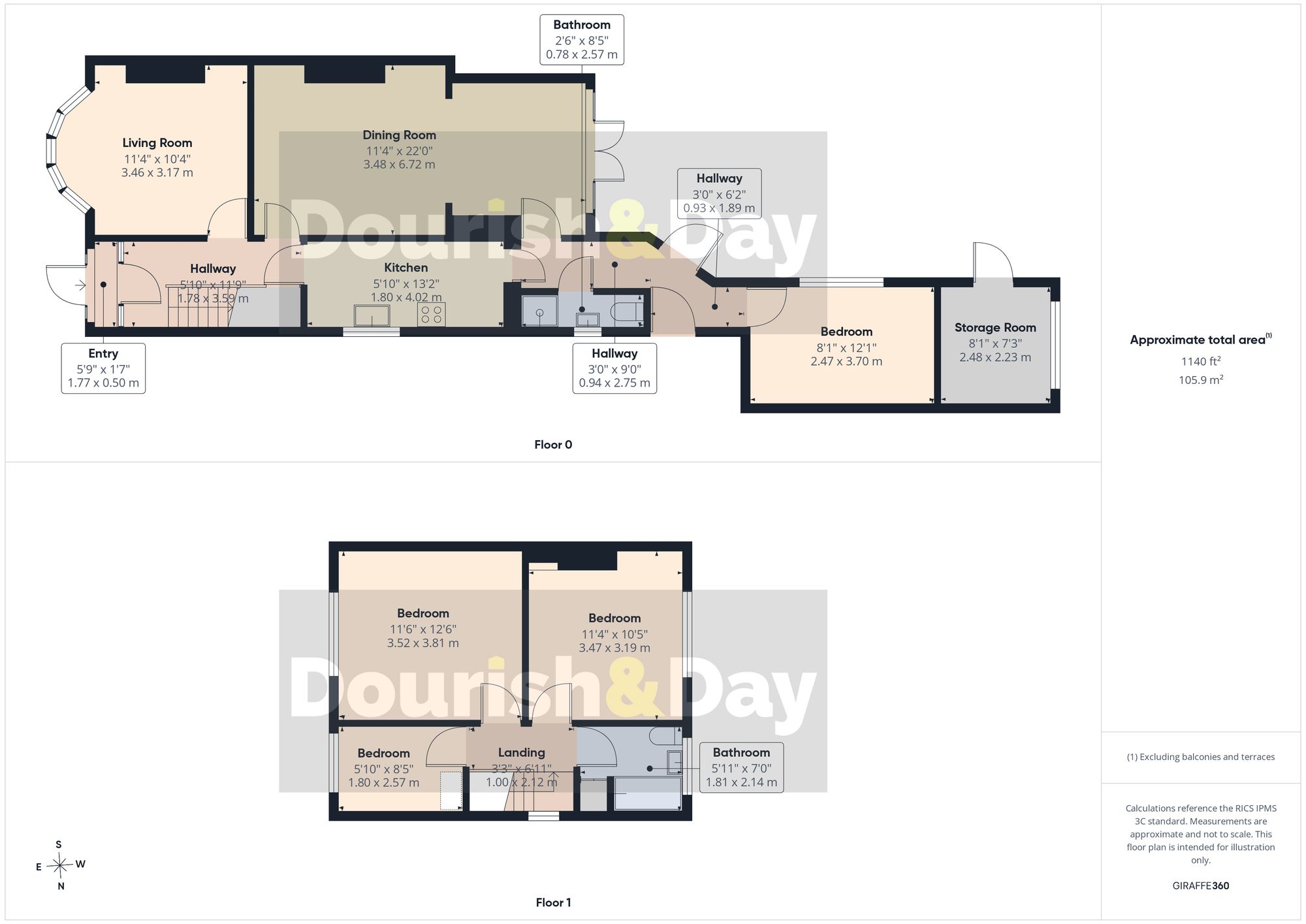 4 bed semi-detached house for sale in Eastlands Grove, Stafford, ST17 - Property floorplan