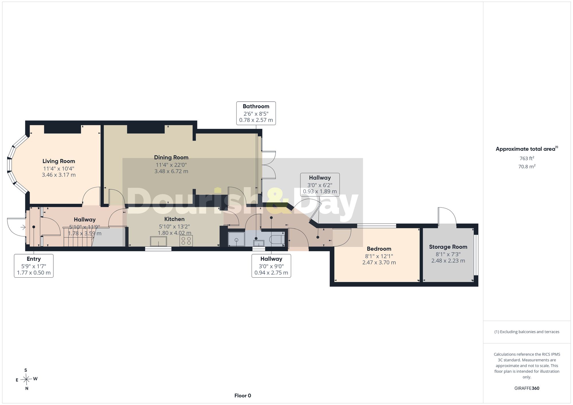 4 bed semi-detached house for sale in Eastlands Grove, Stafford, ST17 - Property floorplan