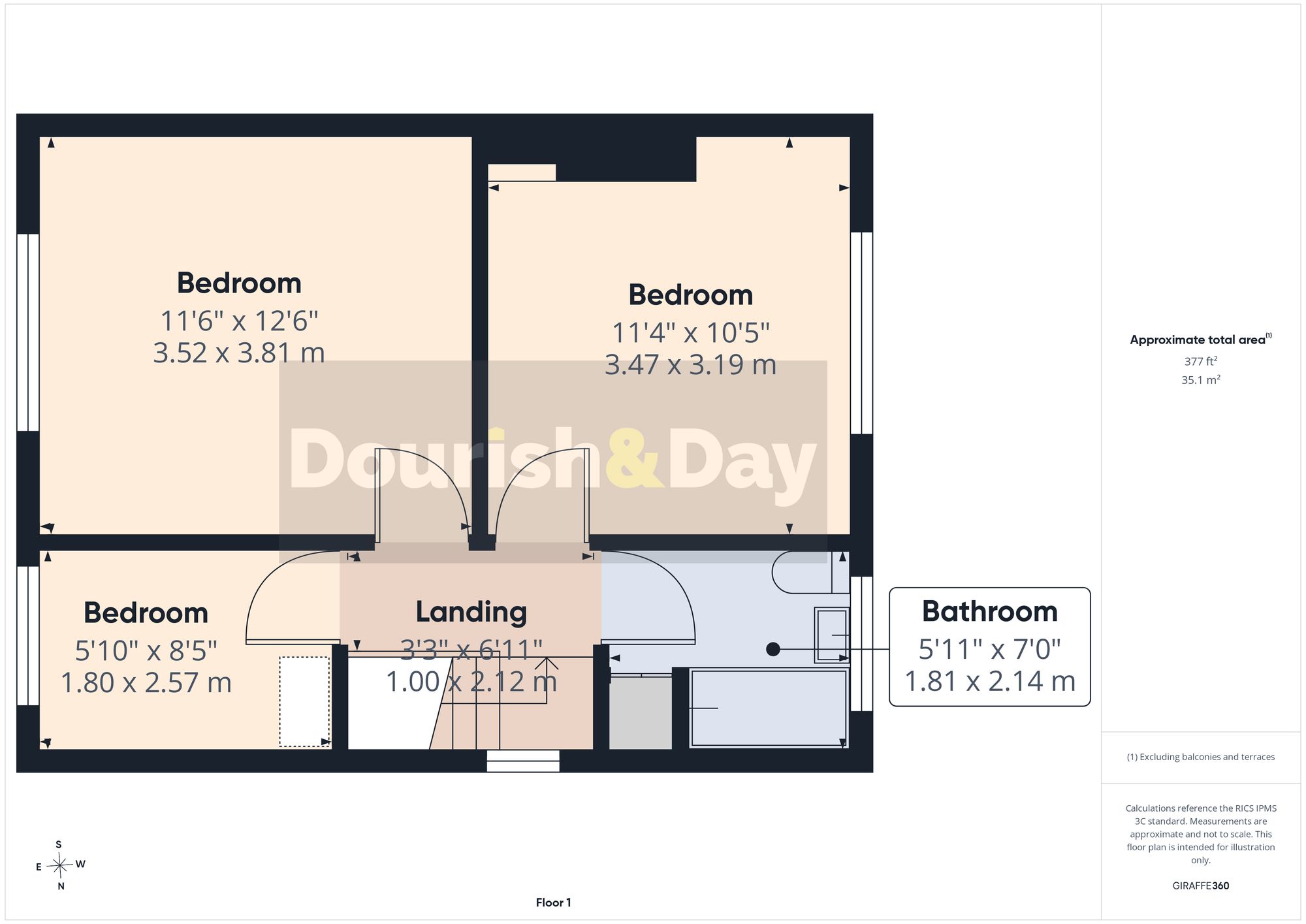 4 bed semi-detached house for sale in Eastlands Grove, Stafford, ST17 - Property floorplan