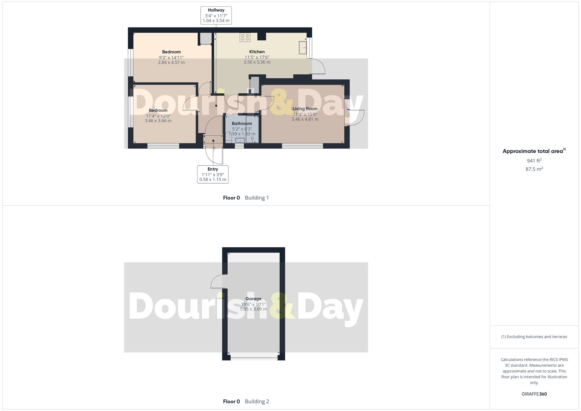 2 bed semi-detached house for sale in St. Michaels Close, Stafford, ST17 - Property floorplan
