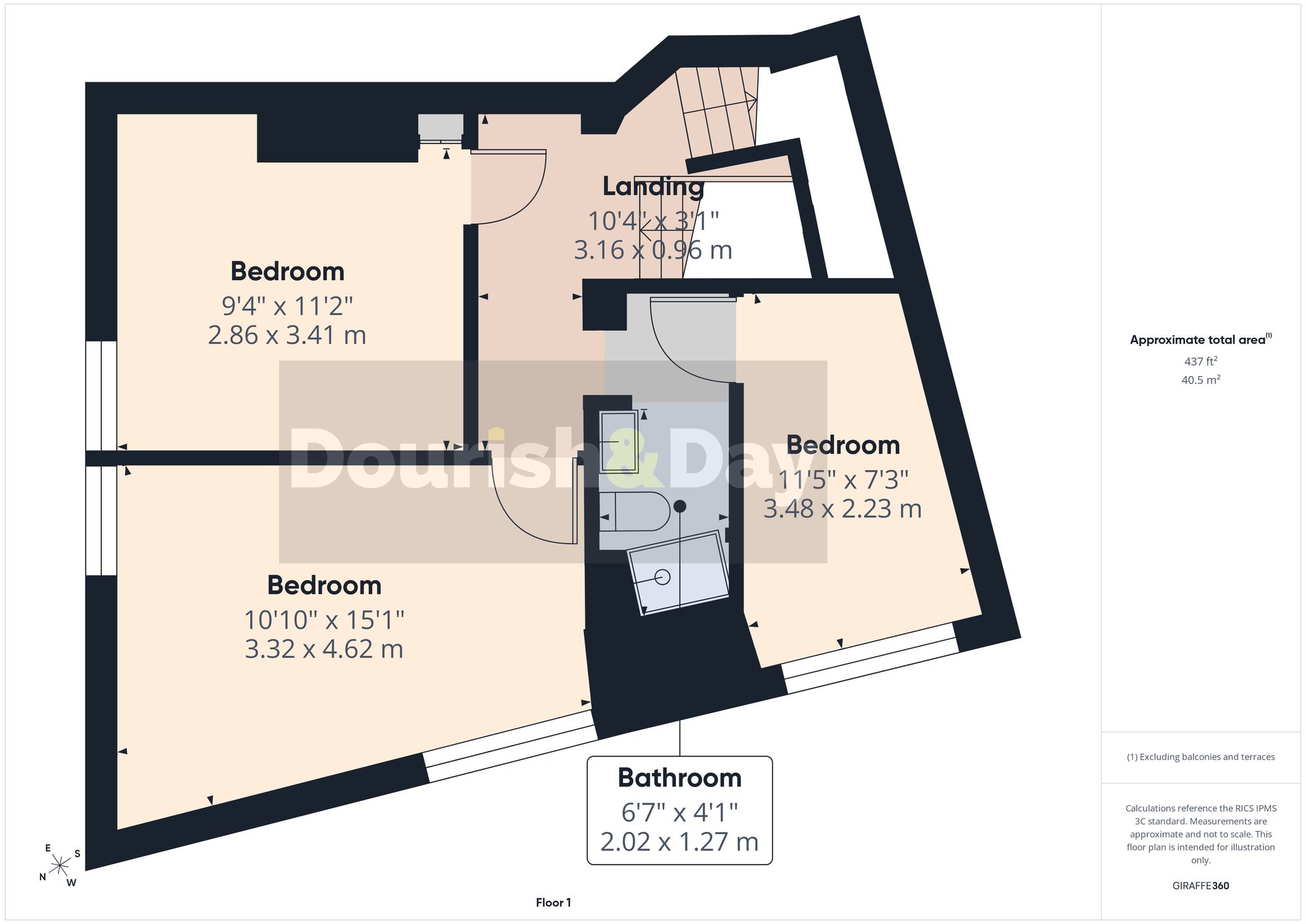 4 bed terraced house for sale in Main Road, Little Haywood, ST18 - Property floorplan