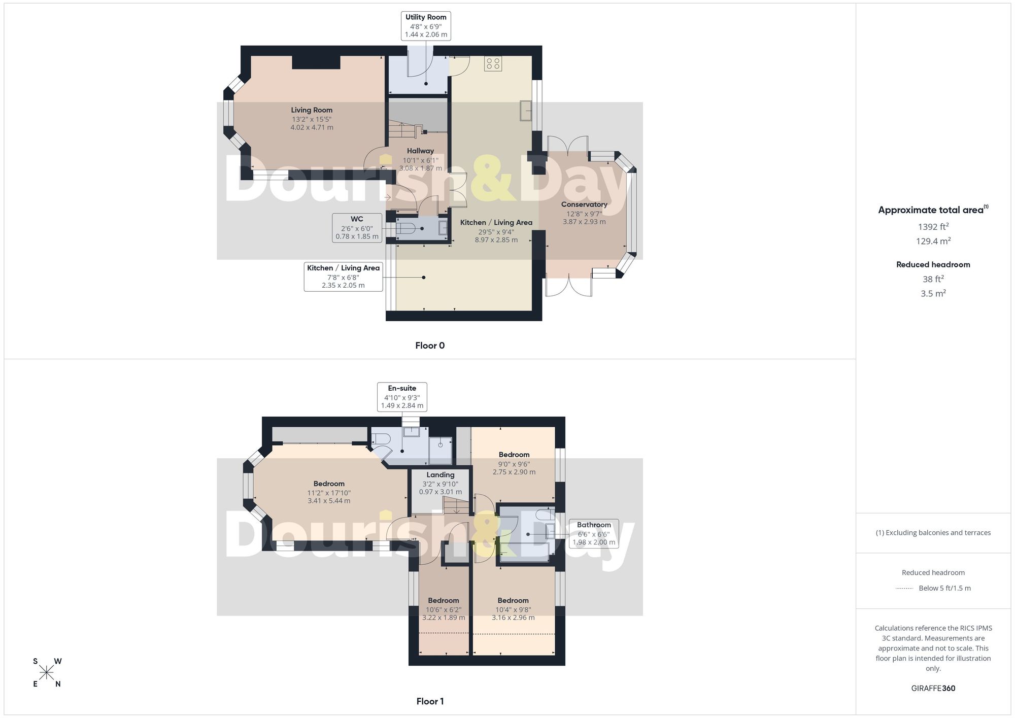 4 bed detached house for sale in Washington Drive, Stafford, ST17 - Property floorplan