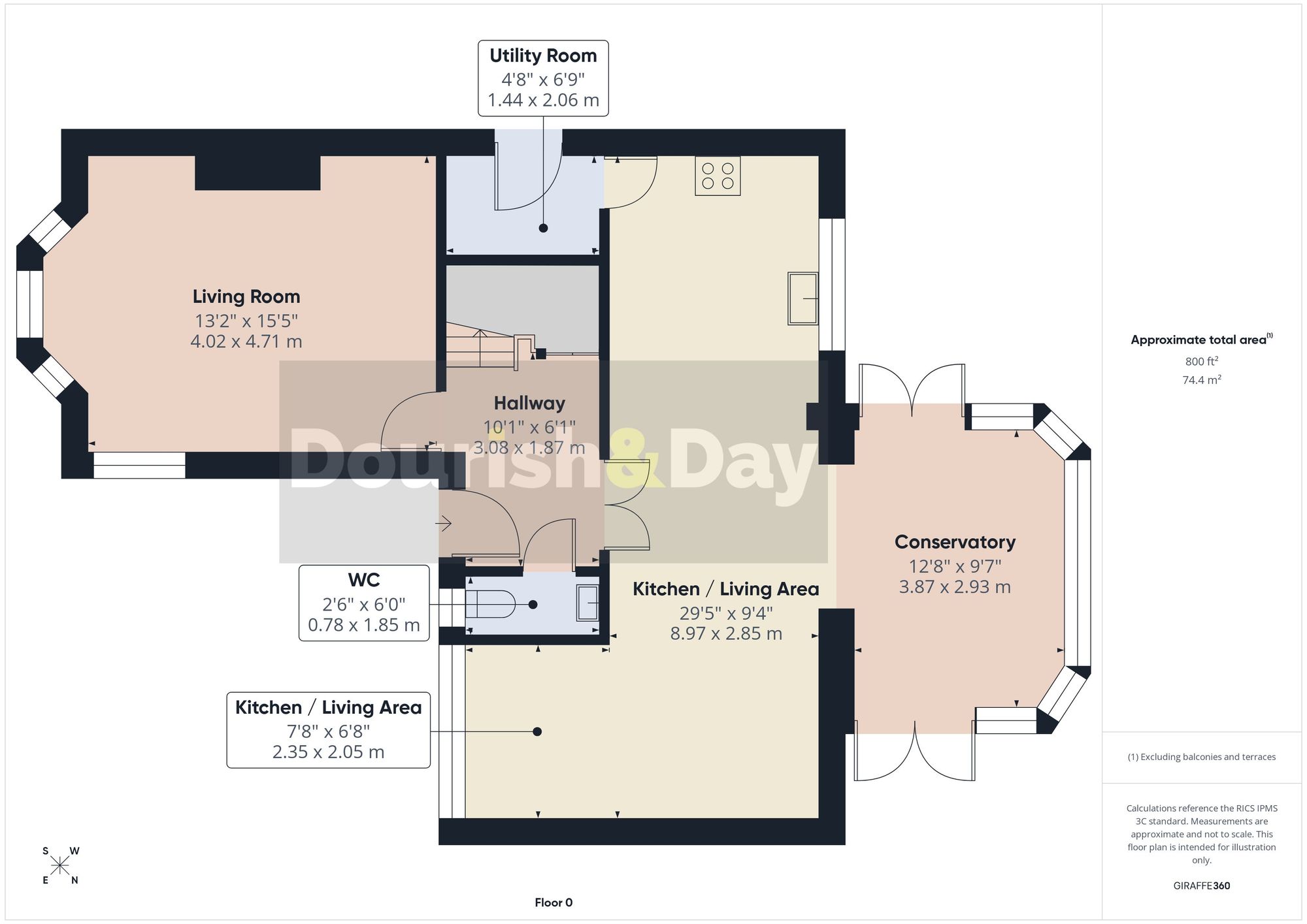 4 bed detached house for sale in Washington Drive, Stafford, ST17 - Property floorplan