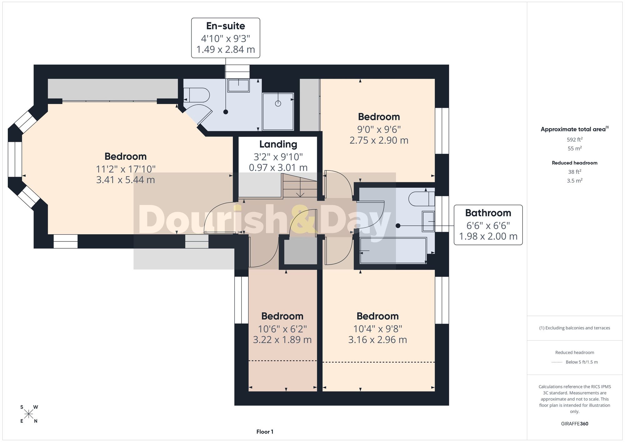 4 bed detached house for sale in Washington Drive, Stafford, ST17 - Property floorplan