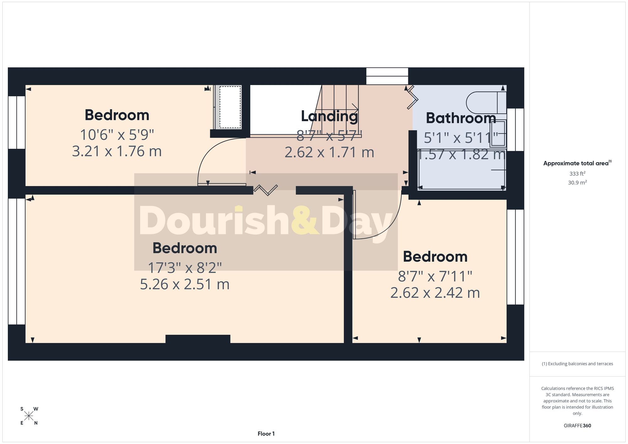 3 bed semi-detached house for sale in Red Bank Road, Market Drayton, TF9 - Property floorplan