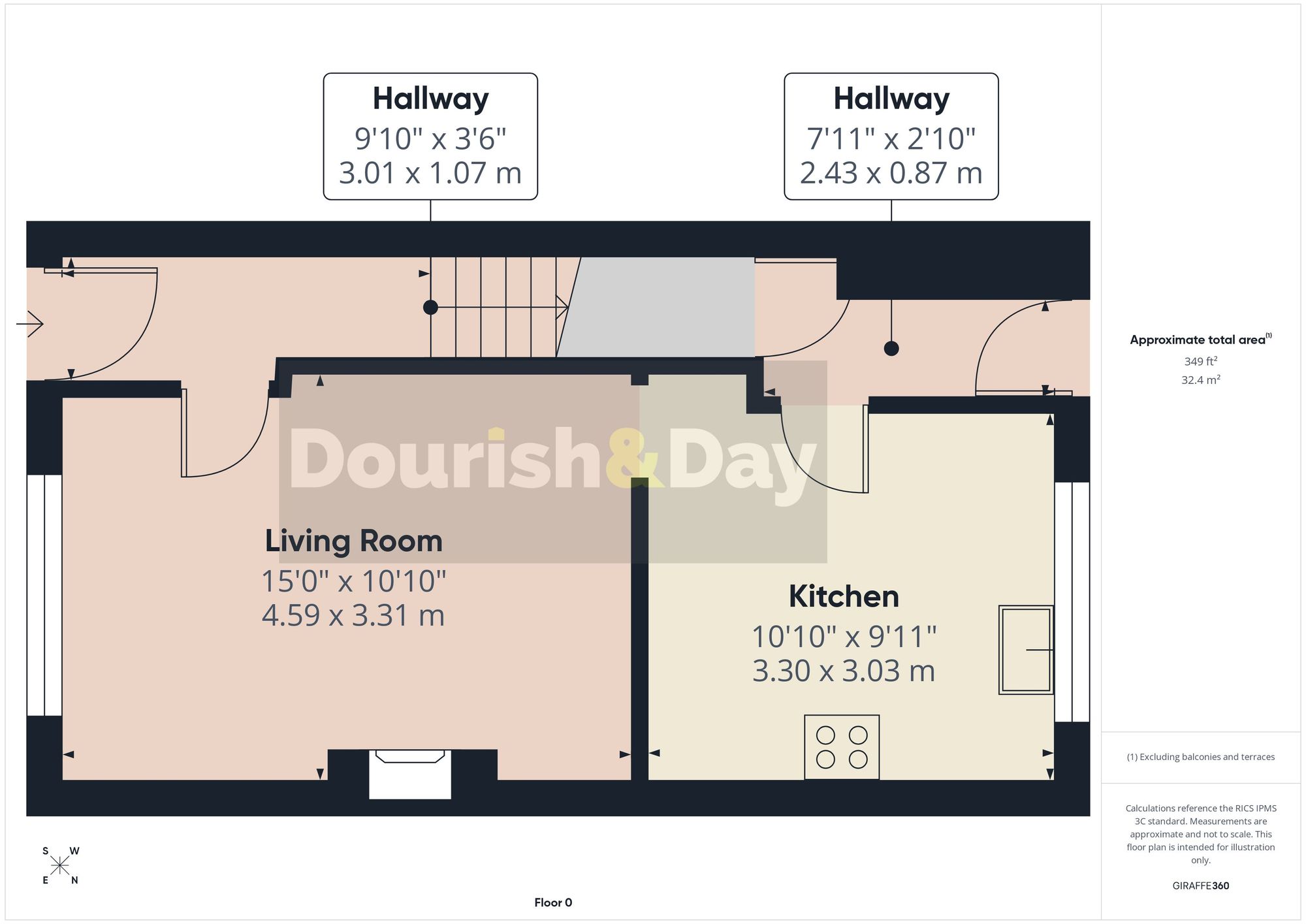 3 bed semi-detached house for sale in Red Bank Road, Market Drayton, TF9 - Property floorplan