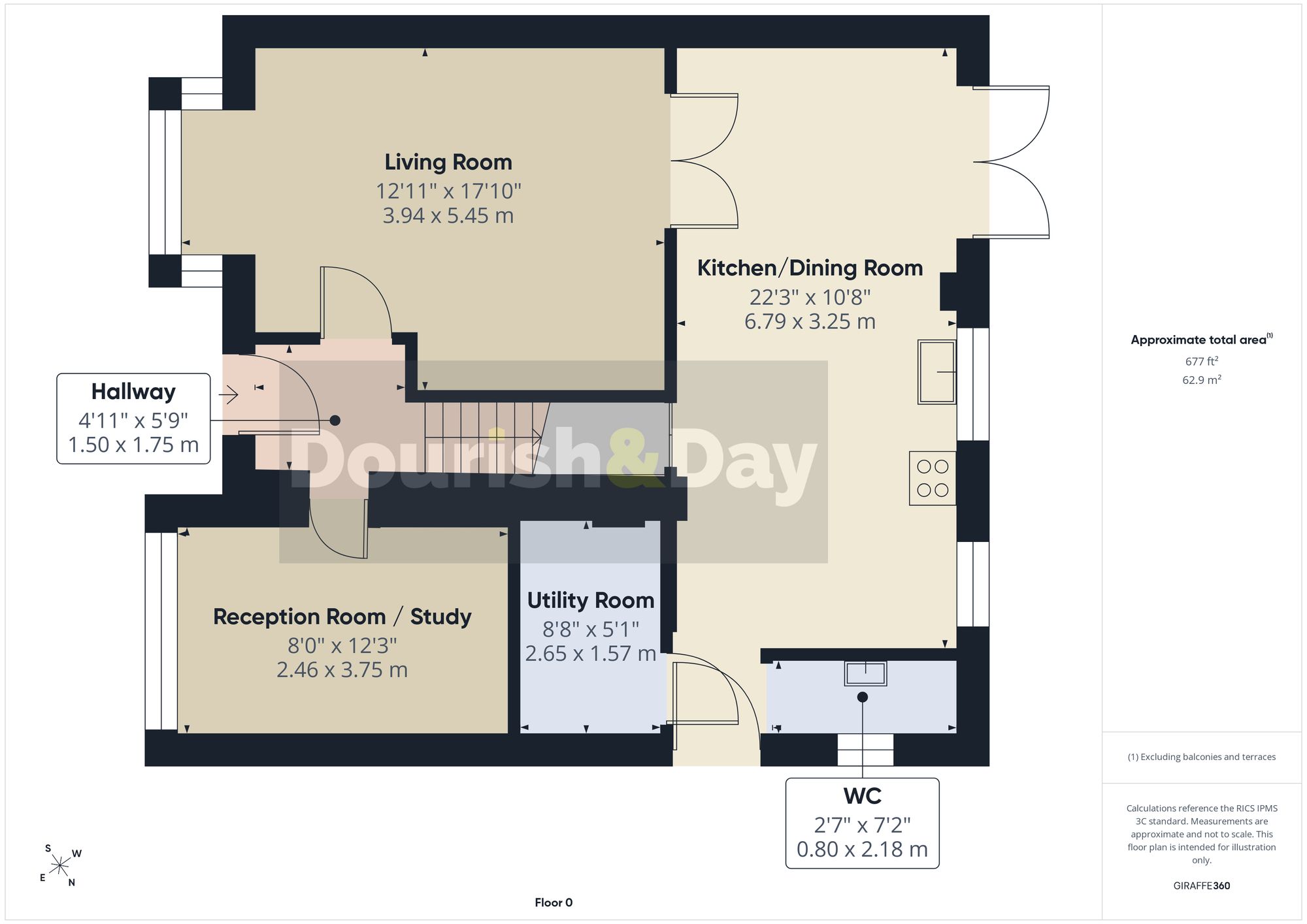 3 bed detached house for sale in Shelley Close, Little Haywood, ST18 - Property floorplan