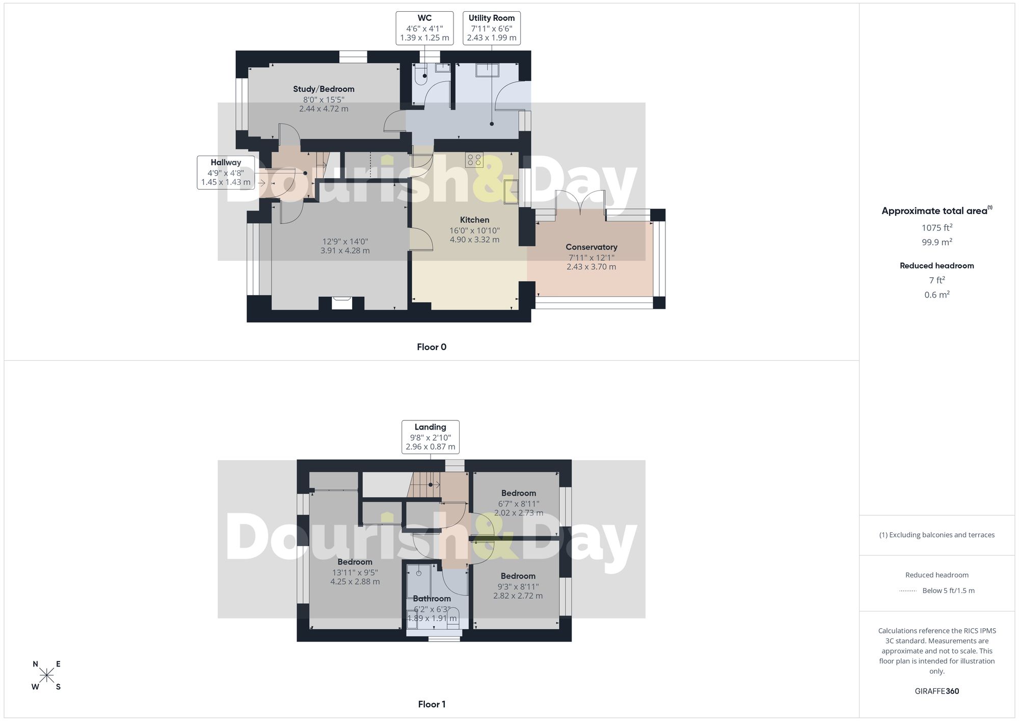3 bed detached house for sale in Keswick Grove, Western Downs, Stafford, ST17 - Property floorplan