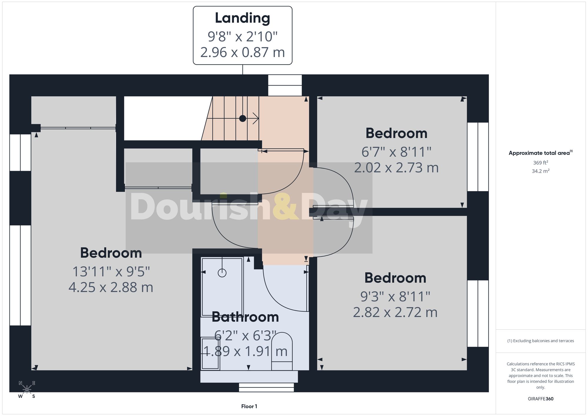 3 bed detached house for sale in Keswick Grove, Western Downs, Stafford, ST17 - Property floorplan