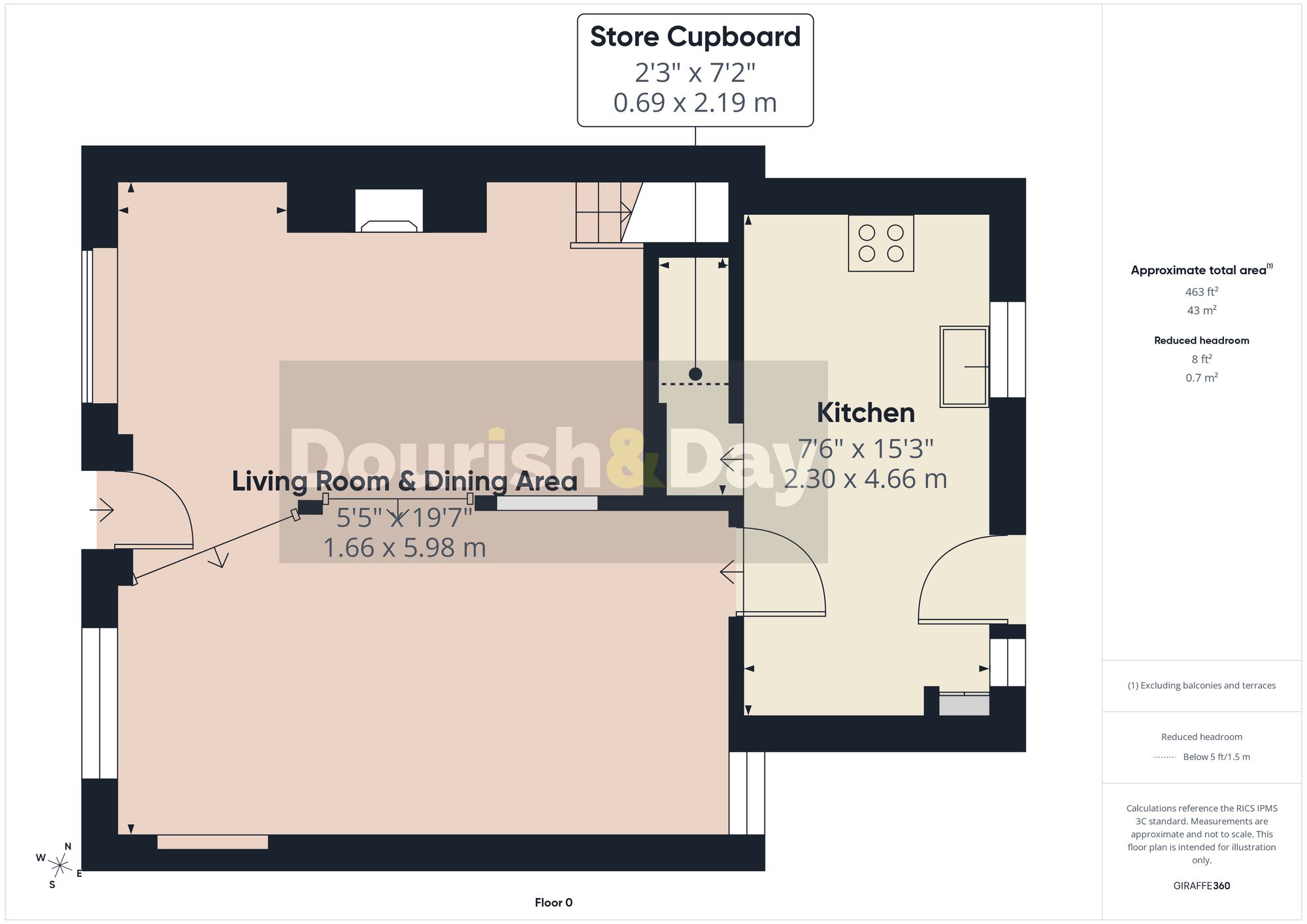 3 bed terraced house for sale in St. Marys Street, Market Drayton, TF9 - Property floorplan