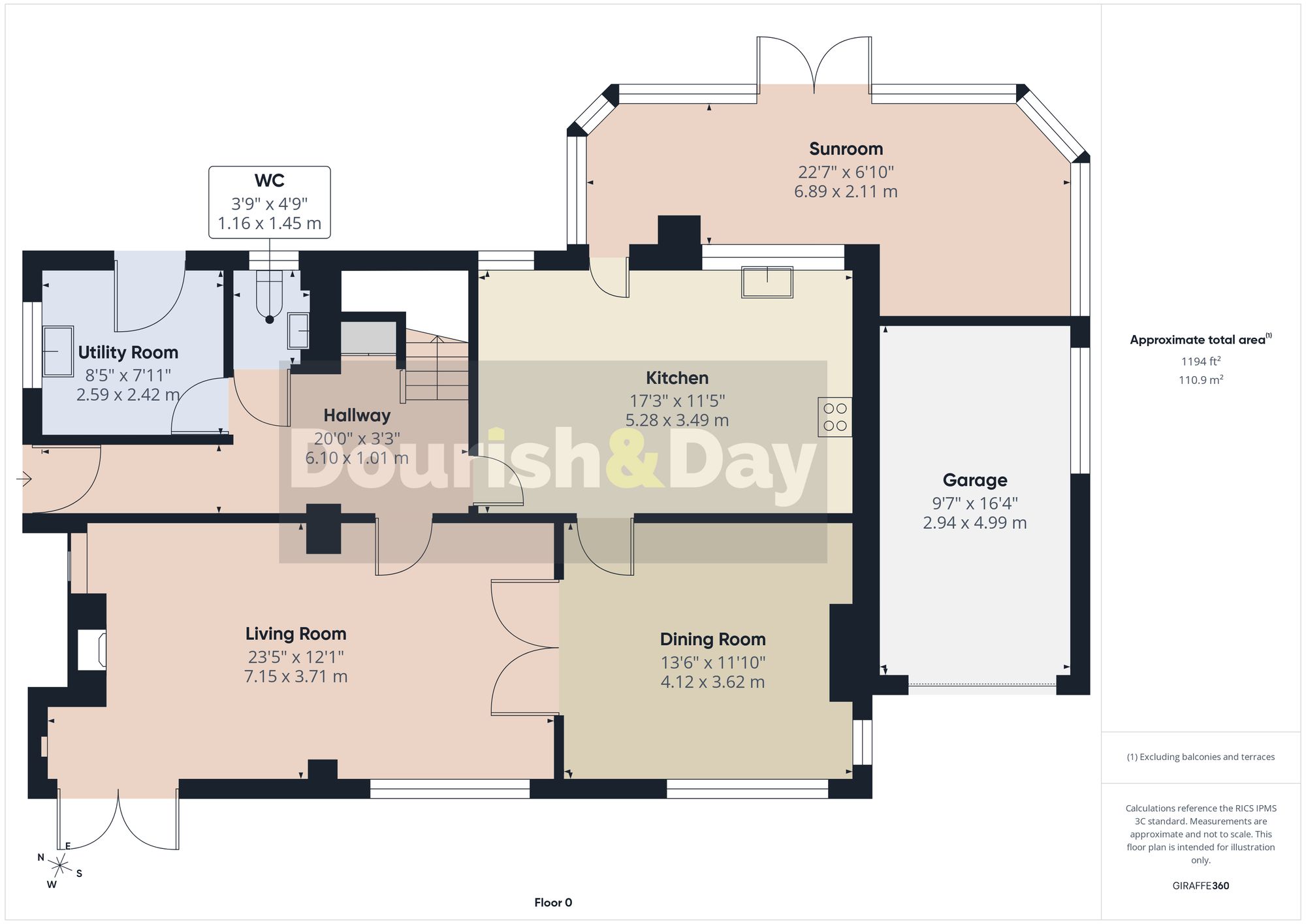 4 bed detached house for sale in Near Butts Lane, Haughton, ST18 9JT - Property floorplan