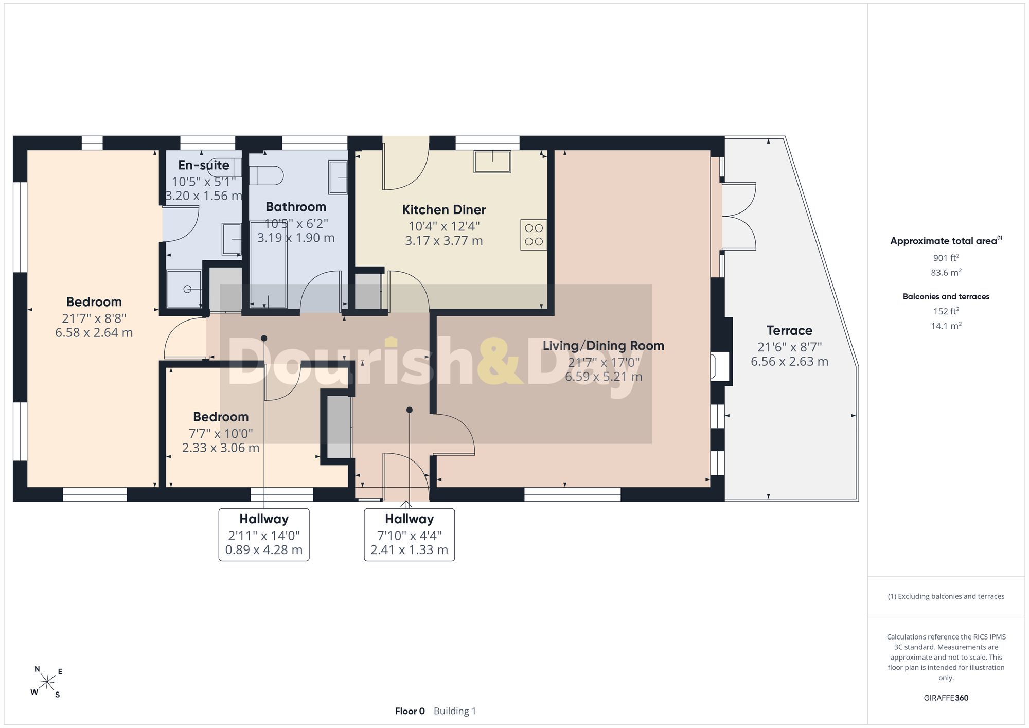 2 bed detached bungalow for sale in Adderley, Market Drayton, TF9 - Property floorplan