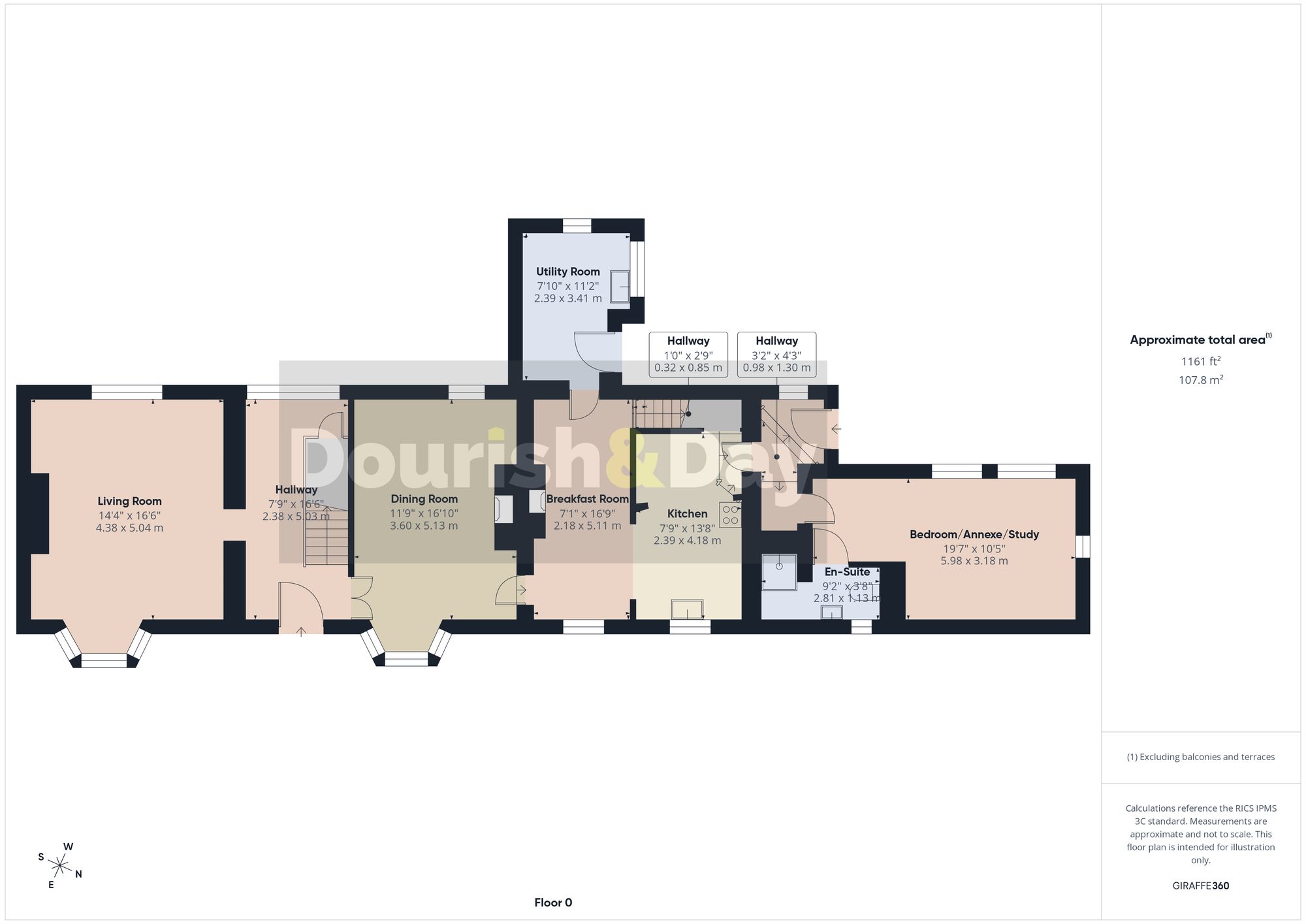 4 bed detached house for sale in High Street, Cheswardine, TF9 - Property floorplan