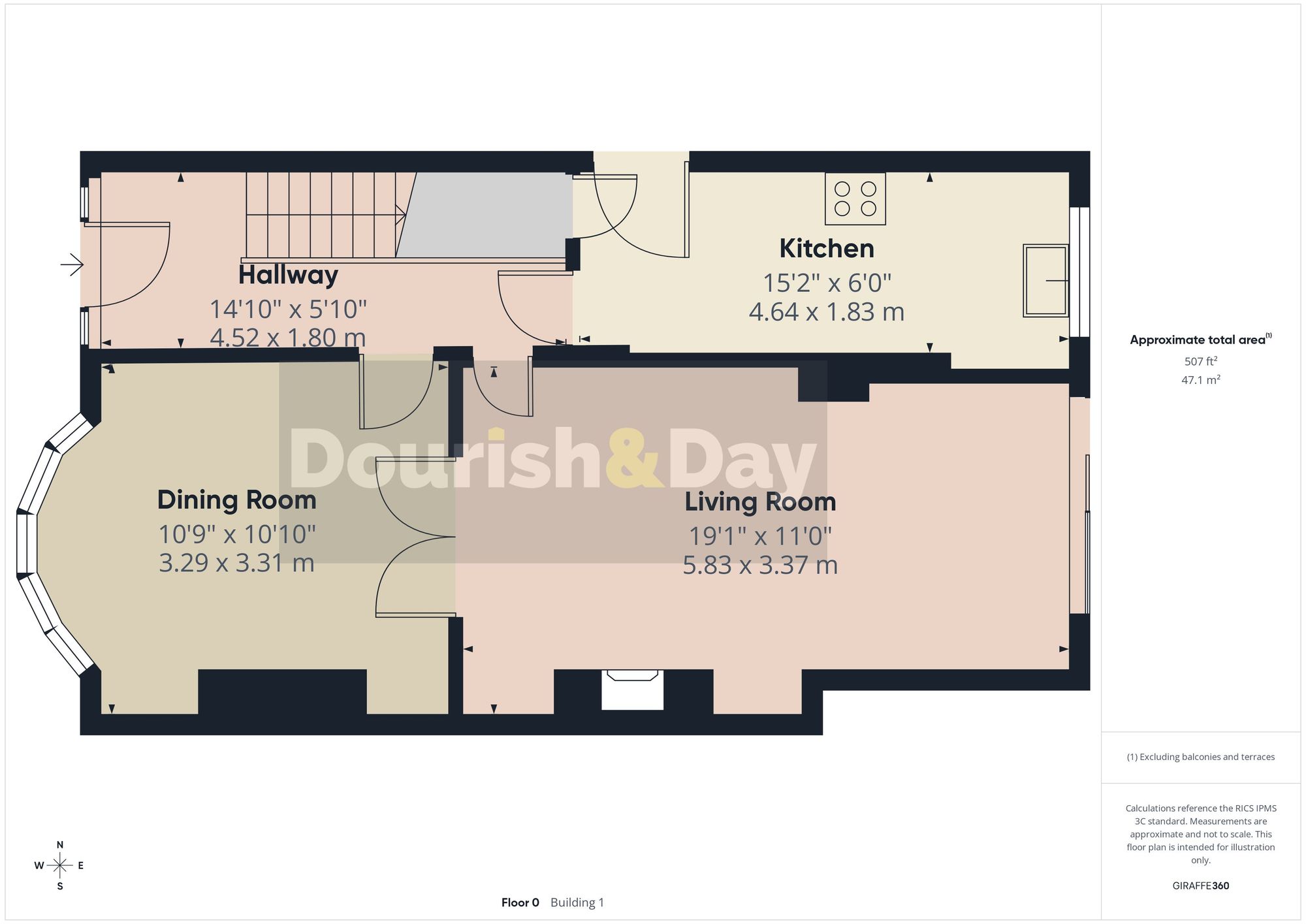 3 bed semi-detached house for sale in Marlborough Avenue, Stafford, ST16 - Property floorplan