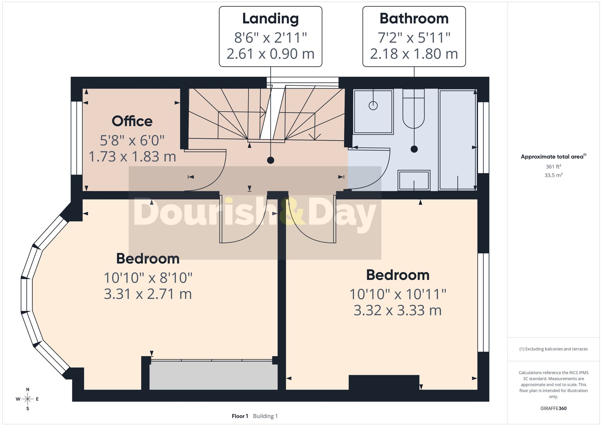 3 bed semi-detached house for sale in Marlborough Avenue, Stafford, ST16 - Property floorplan